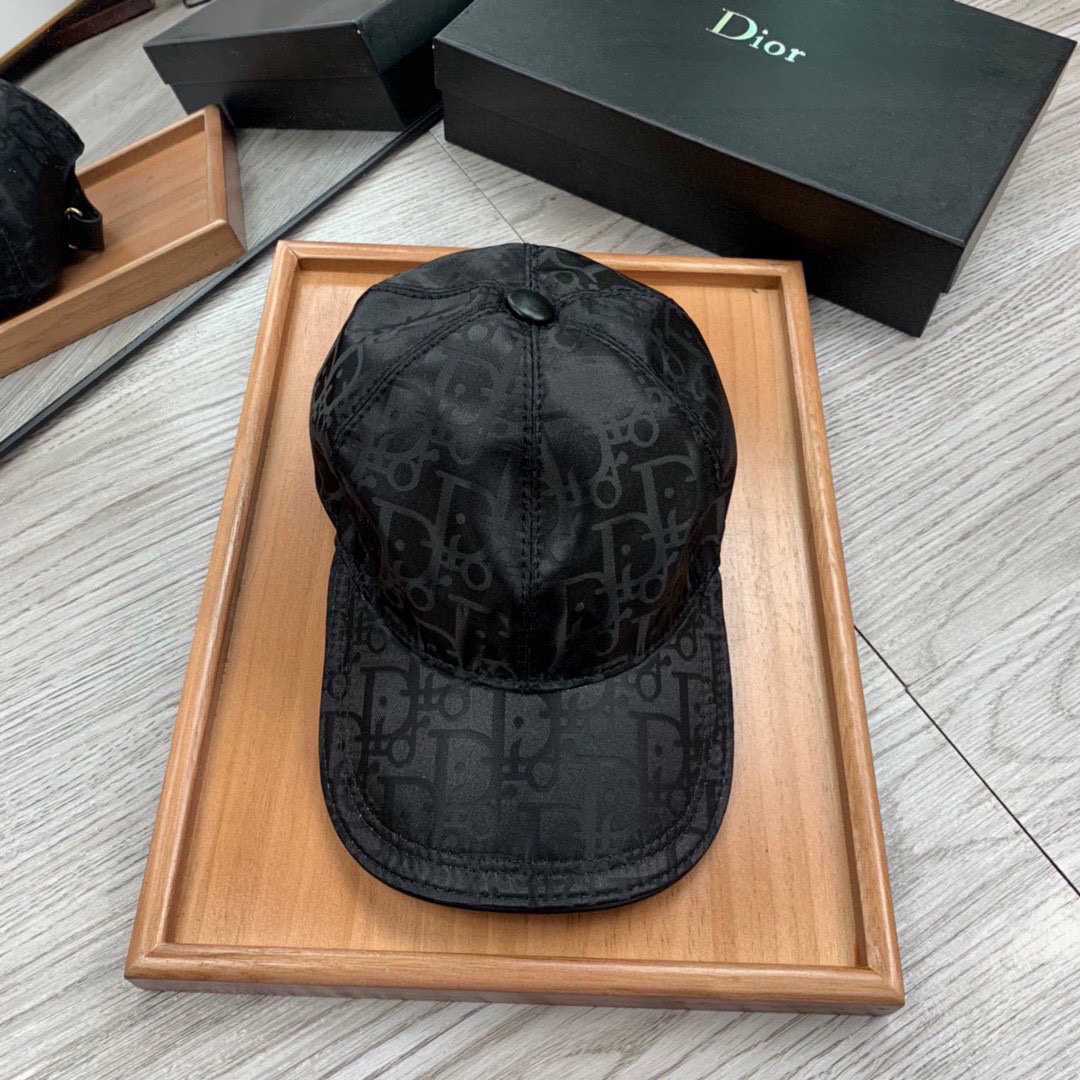 Dior Patterned Baseball Cap - DesignerGu