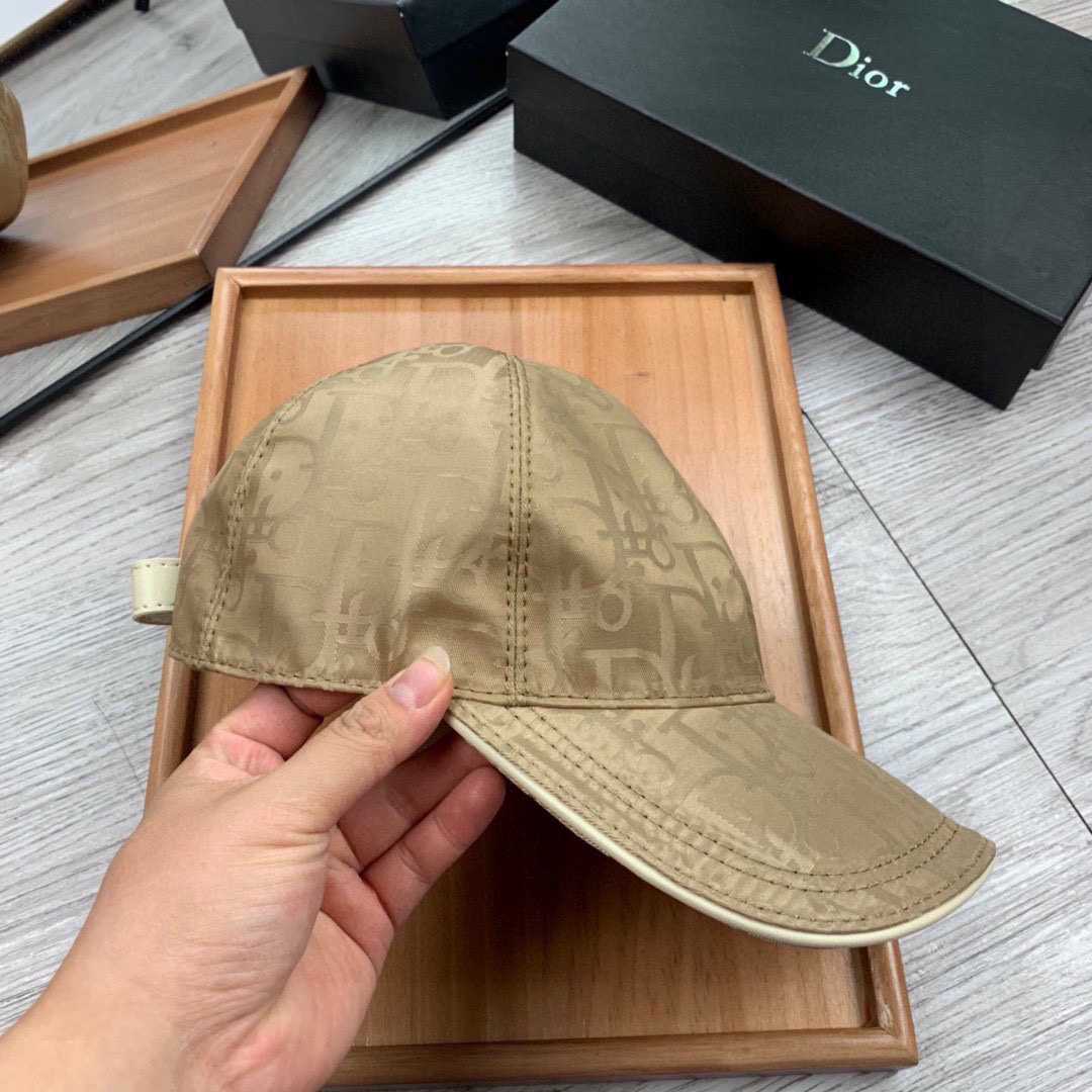 Dior Patterned Baseball Cap - DesignerGu