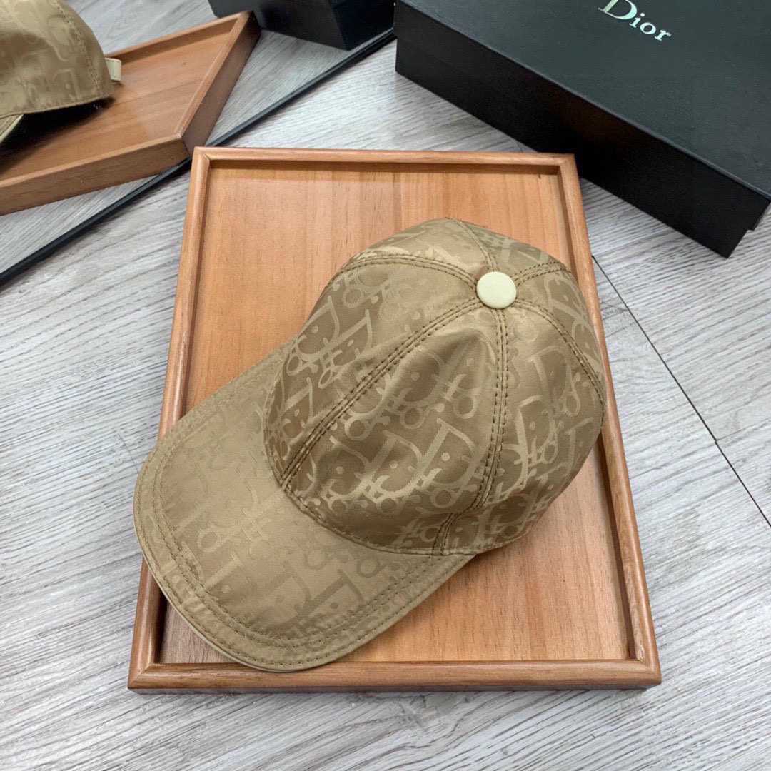 Dior Patterned Baseball Cap - DesignerGu