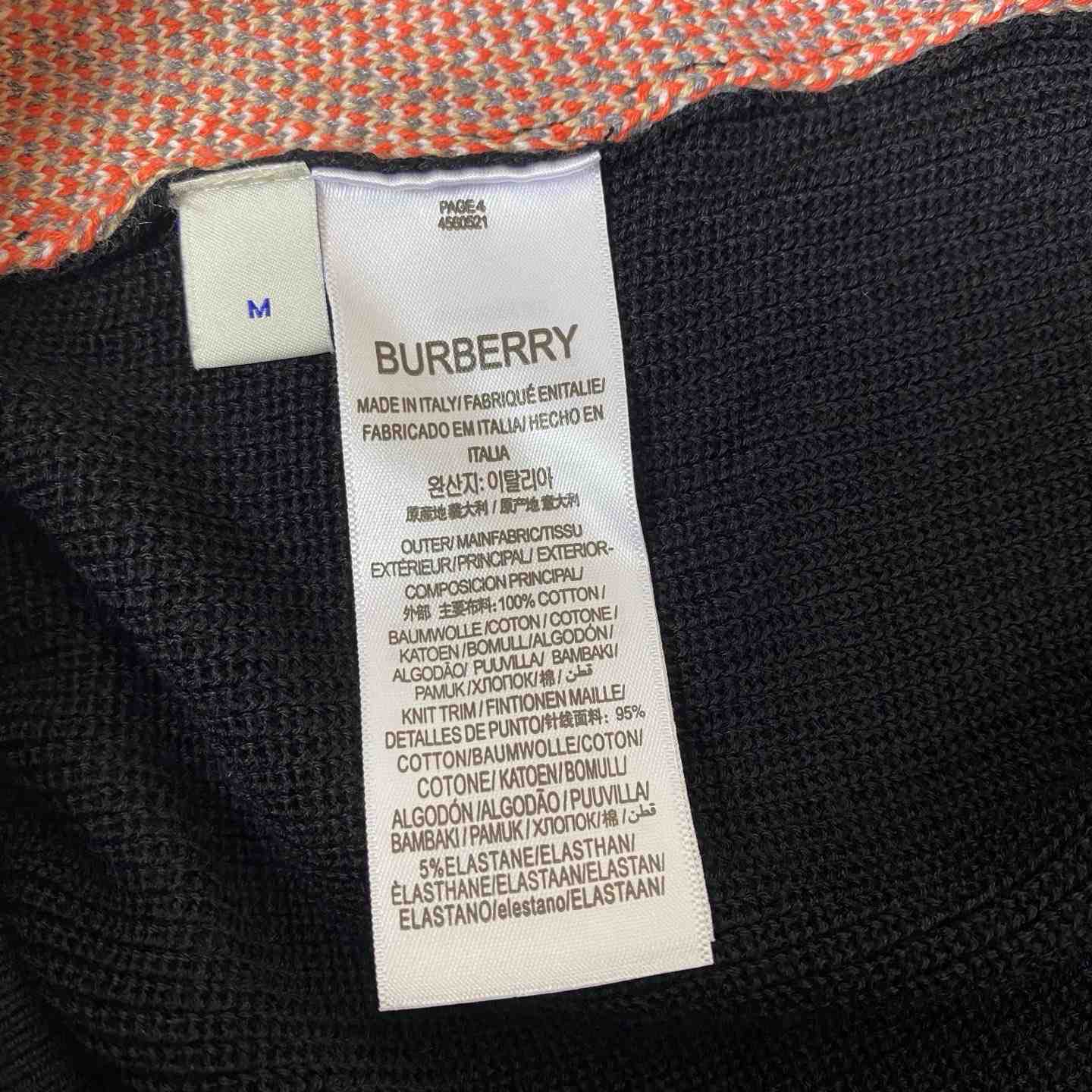 Burberry Check Trim Cotton Blend Shorts - DesignerGu