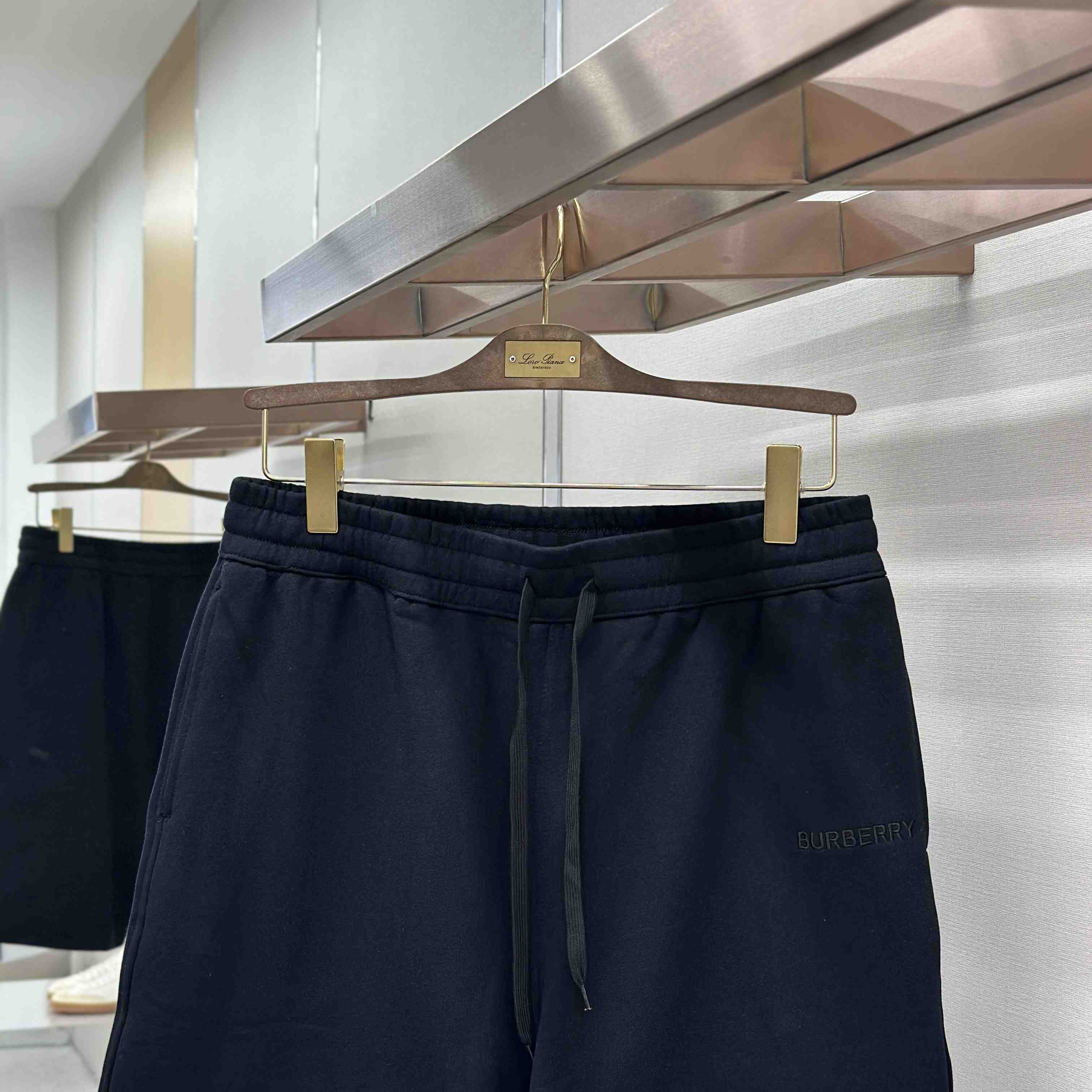 Burberry 'Taylor' Embroidered Logo Shorts - DesignerGu