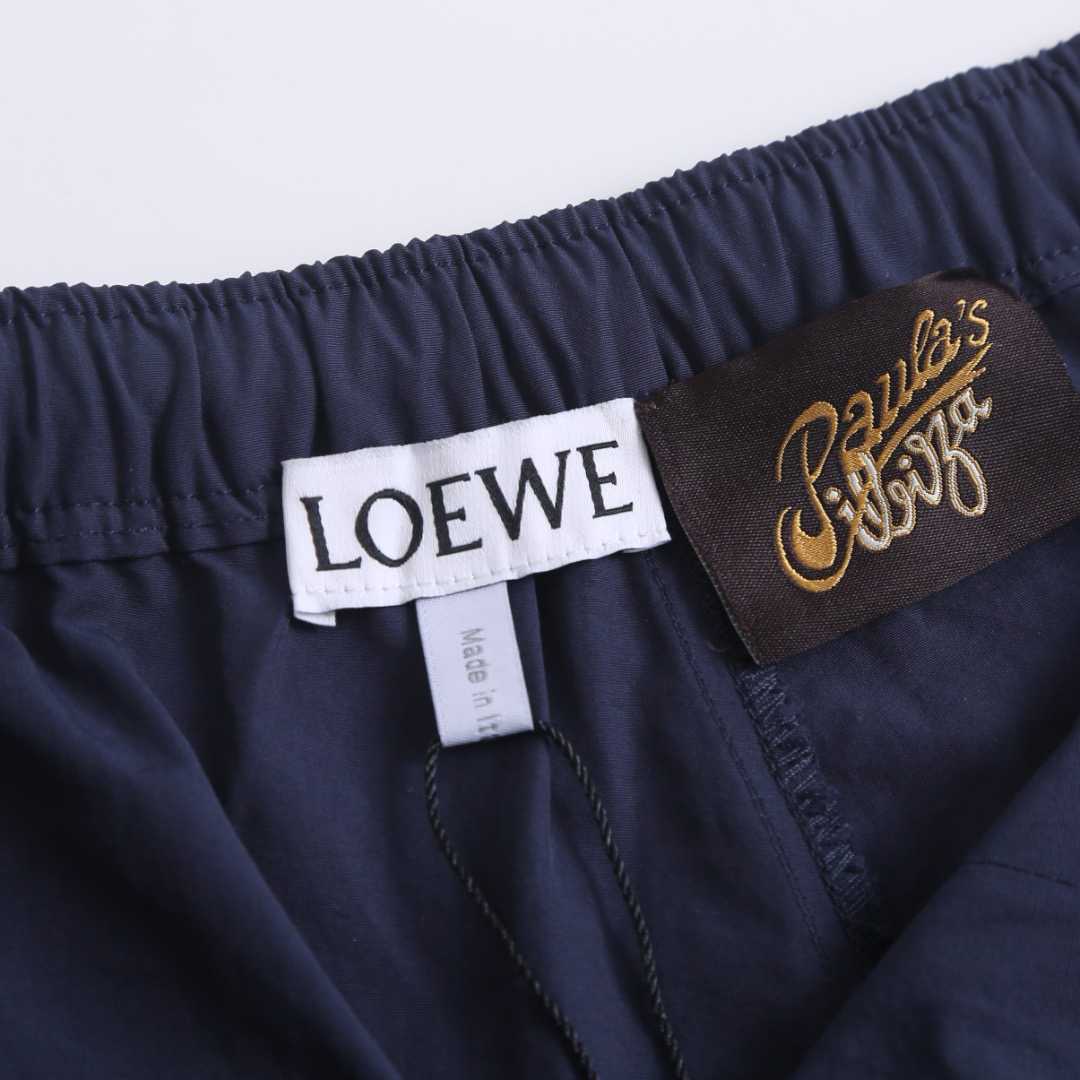 Loewe Shorts In Cotton Blend - DesignerGu