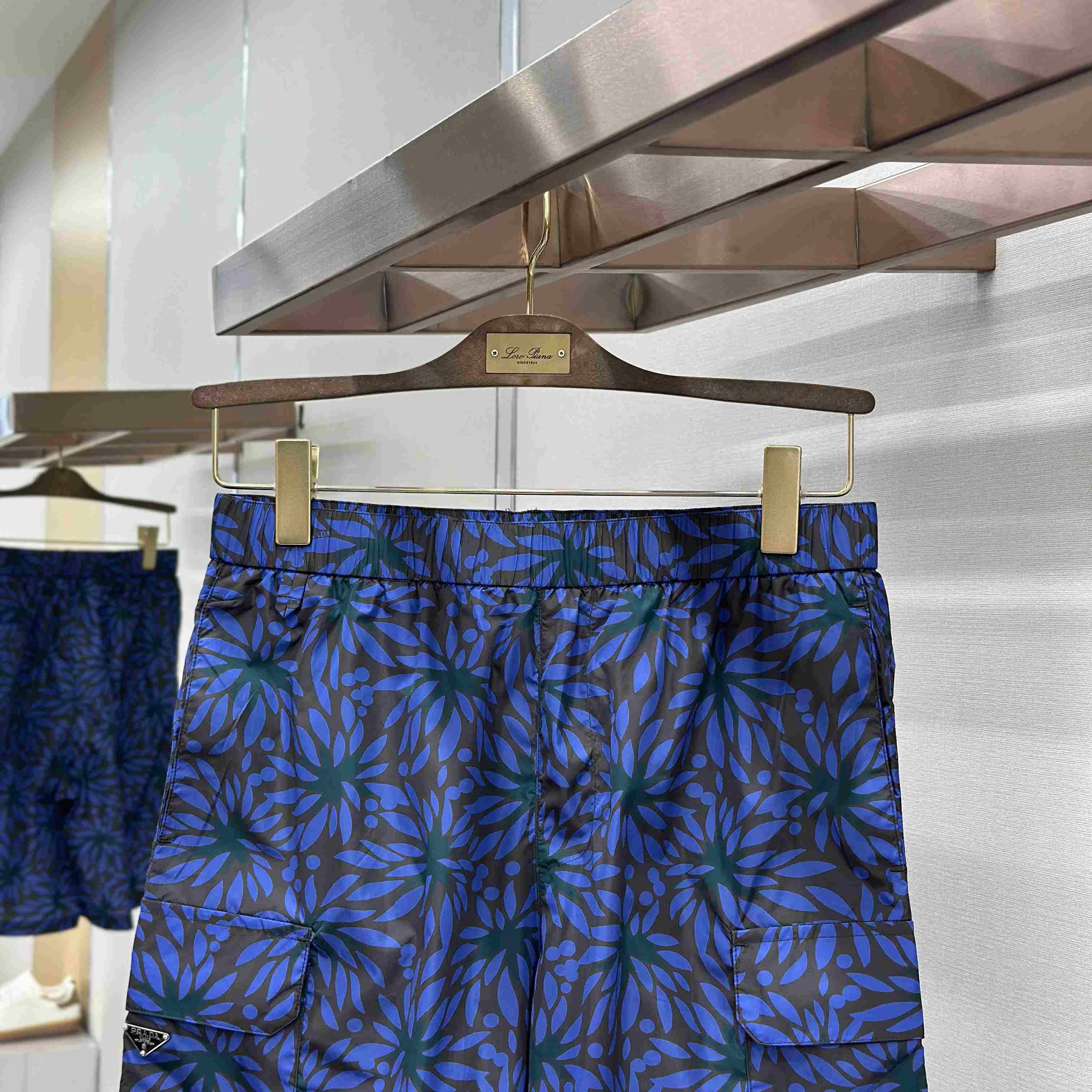 Prada Printed Re-Nylon Swim Trunks - DesignerGu