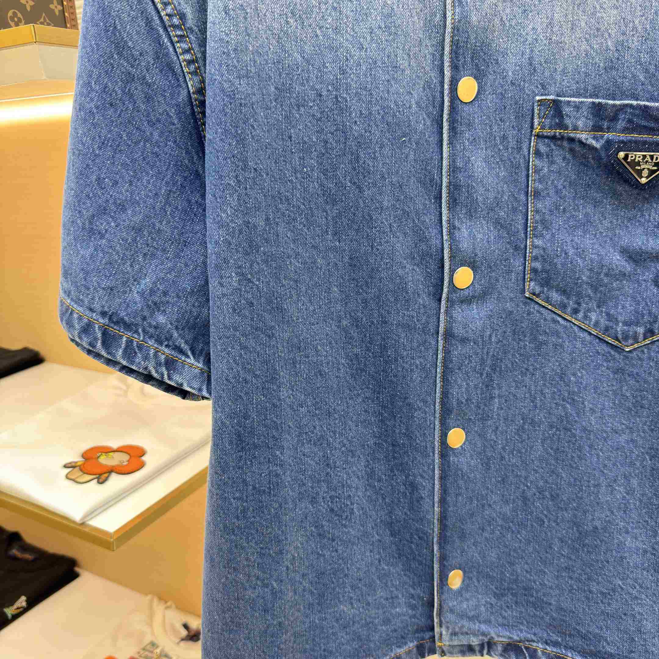 Prada Denim Shirt - DesignerGu