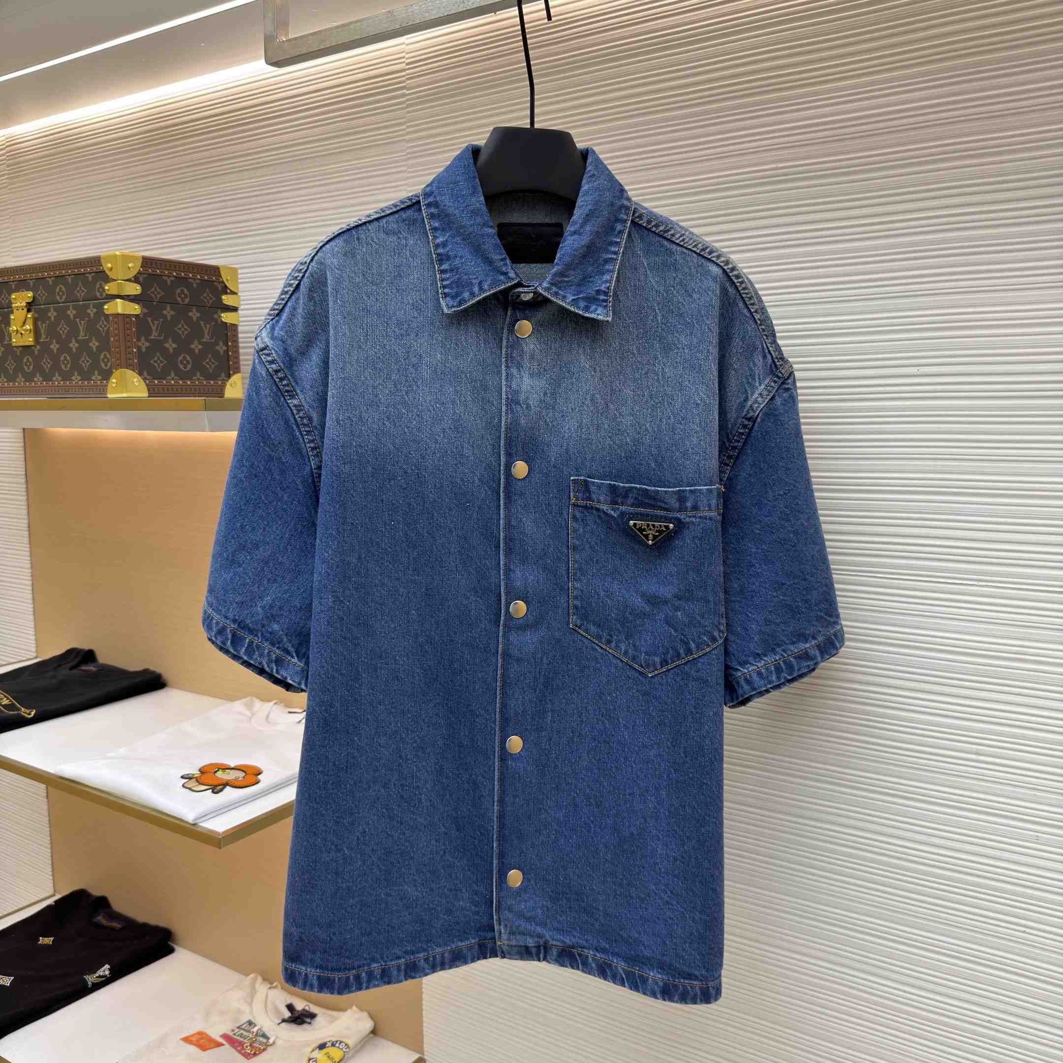 Prada Denim Shirt - DesignerGu