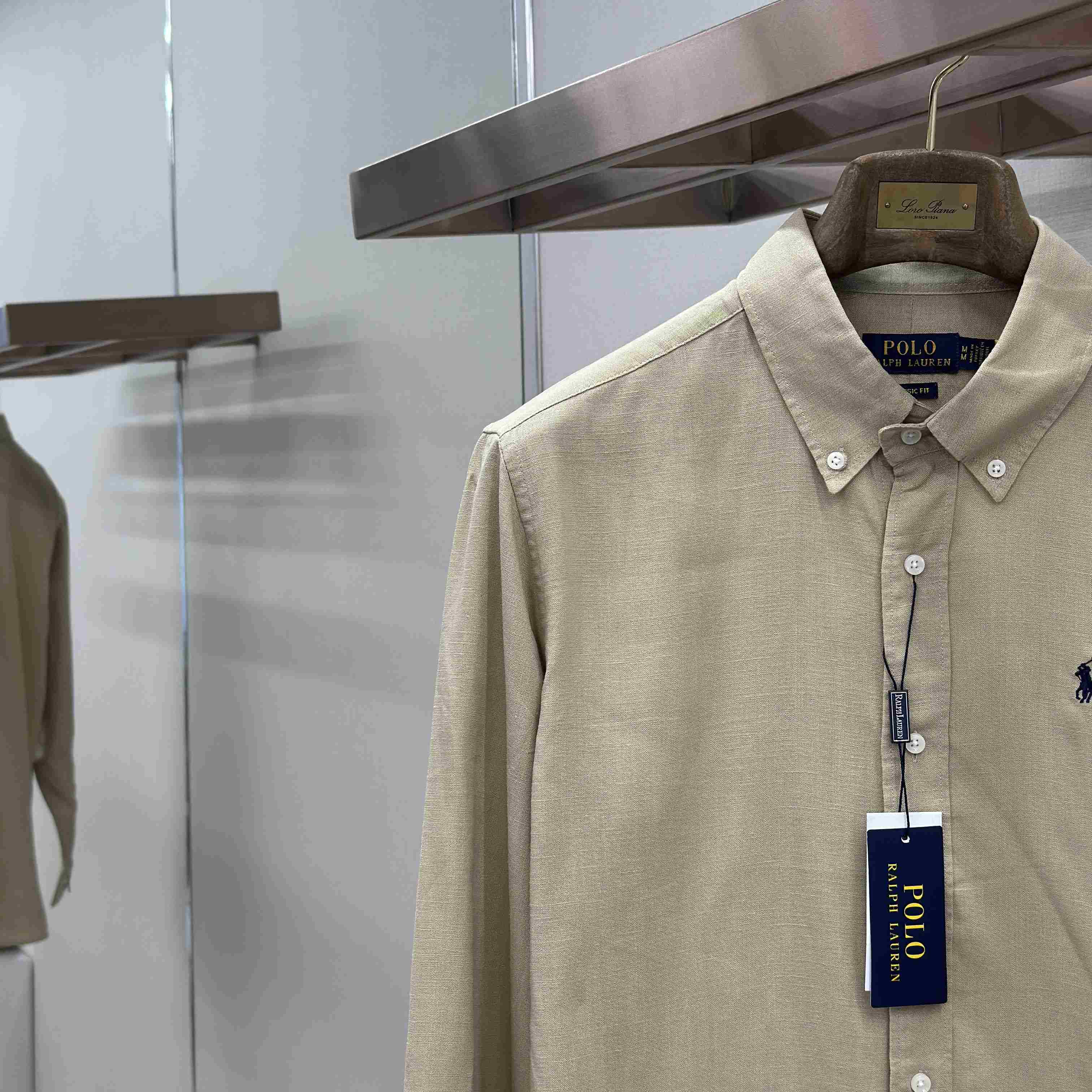  Ralph Lauren Classic Fit Linen Shirt - DesignerGu