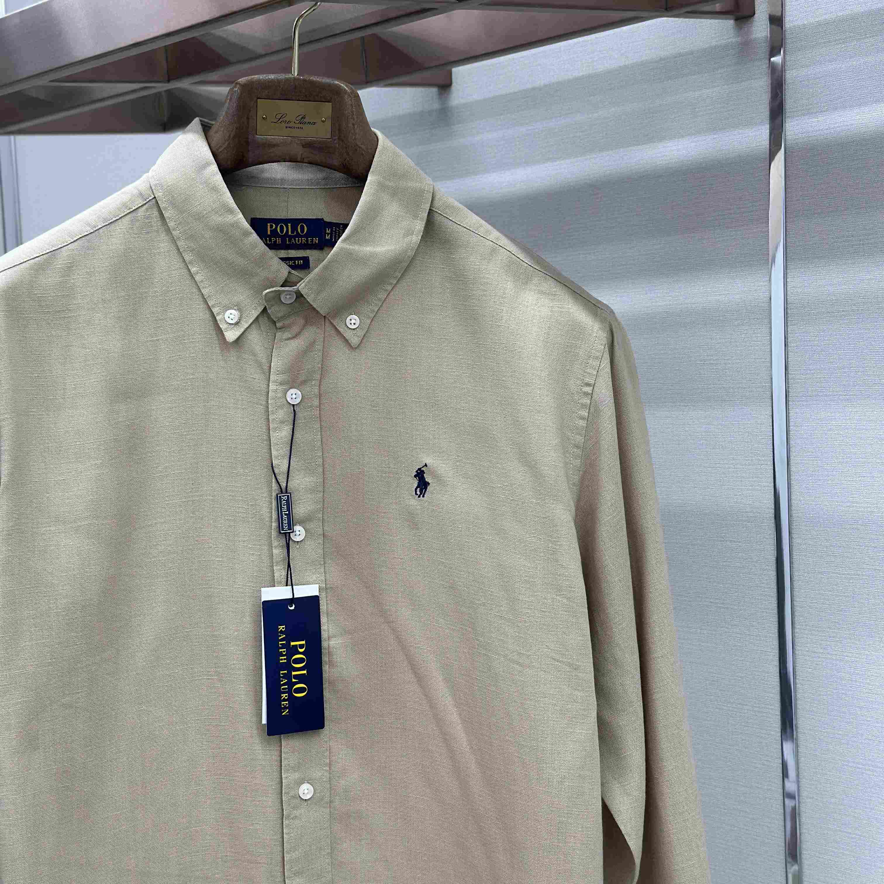  Ralph Lauren Classic Fit Linen Shirt - DesignerGu