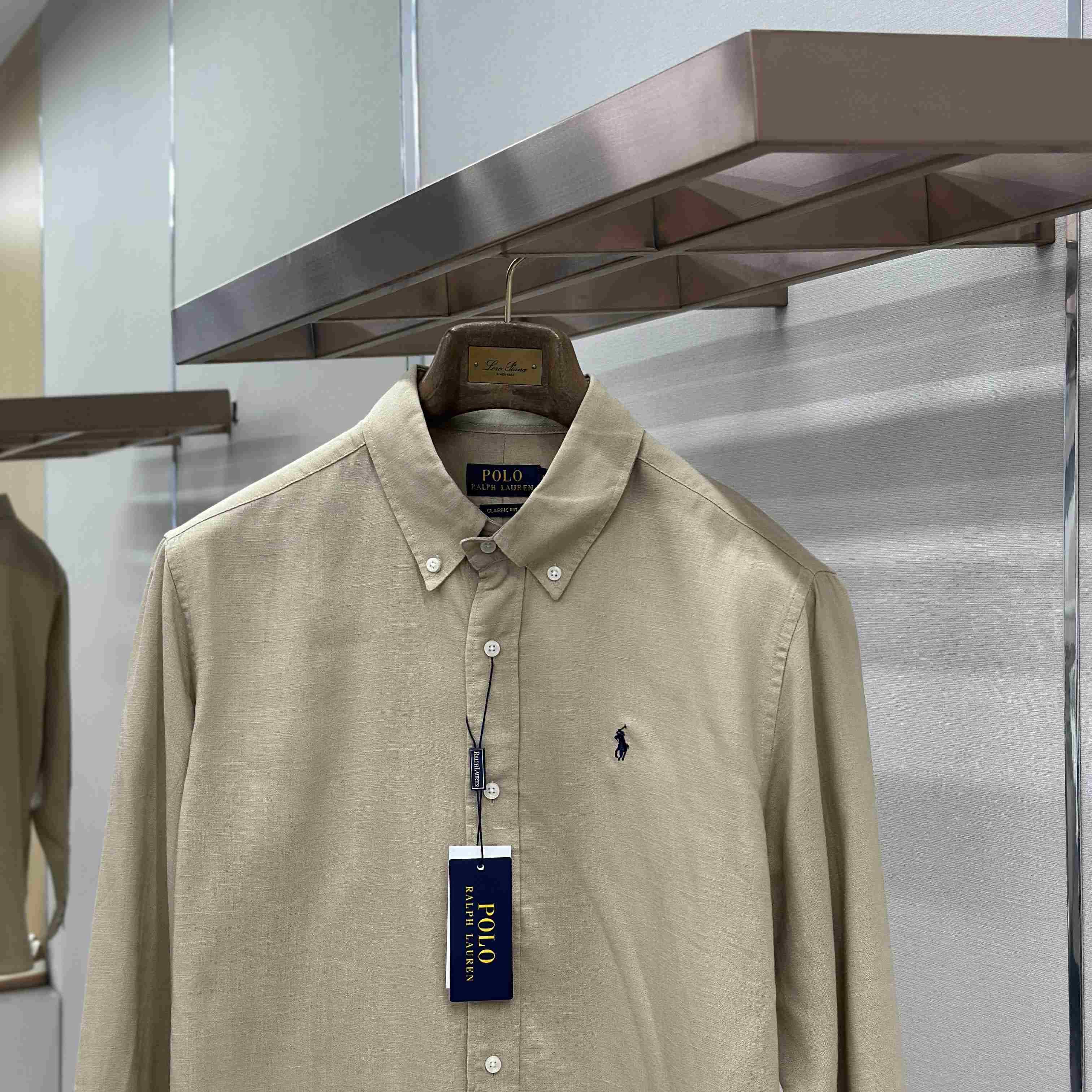  Ralph Lauren Classic Fit Linen Shirt - DesignerGu