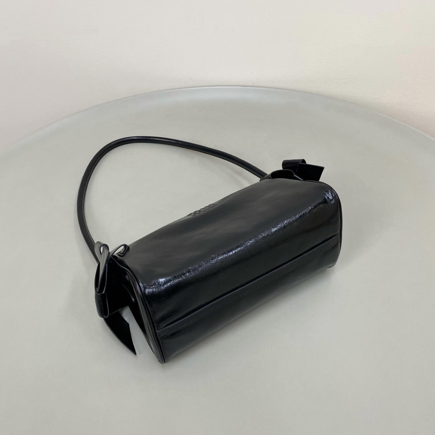 Miu Miu Shiny Leather Pouch - DesignerGu