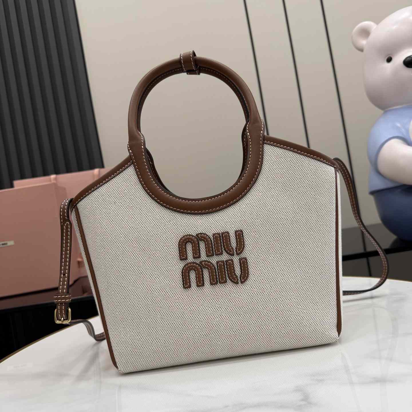 Miu Miu Lvy Denim Bag 5BG288 - DesignerGu