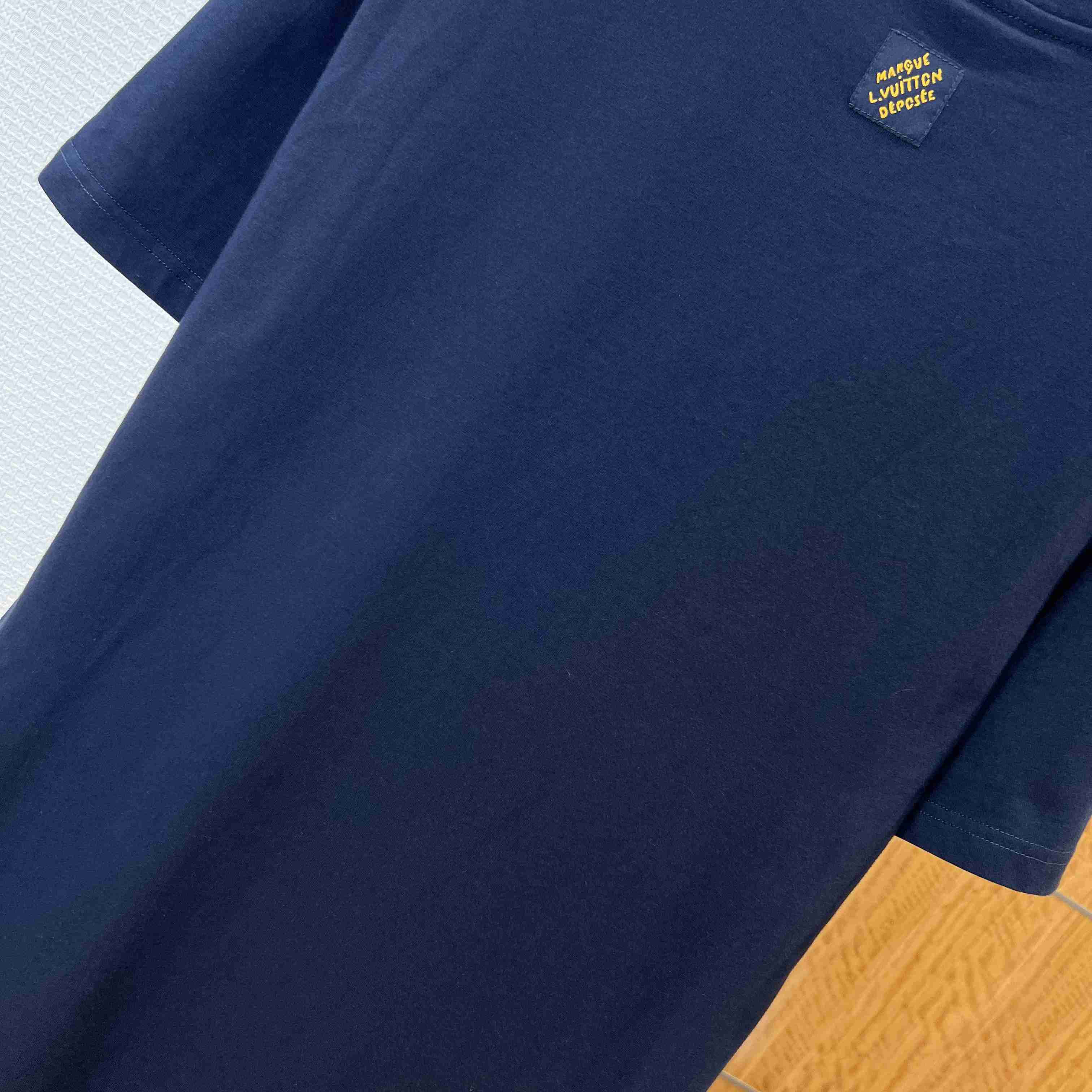 Louis Vuitton Denim Signature T-Shirt 1AK7H9 - DesignerGu