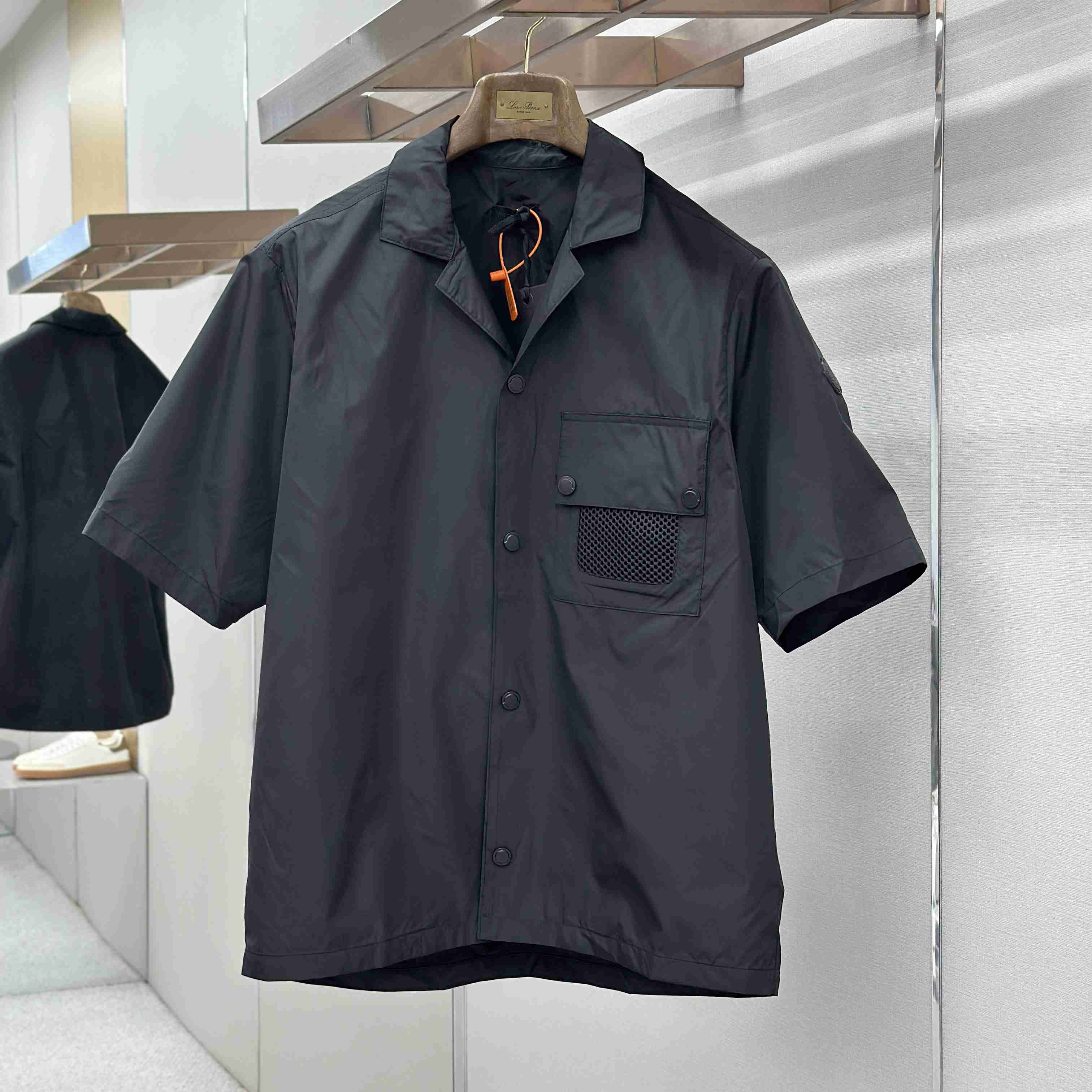 Moncler Logo Short Sleeve Shirt - DesignerGu