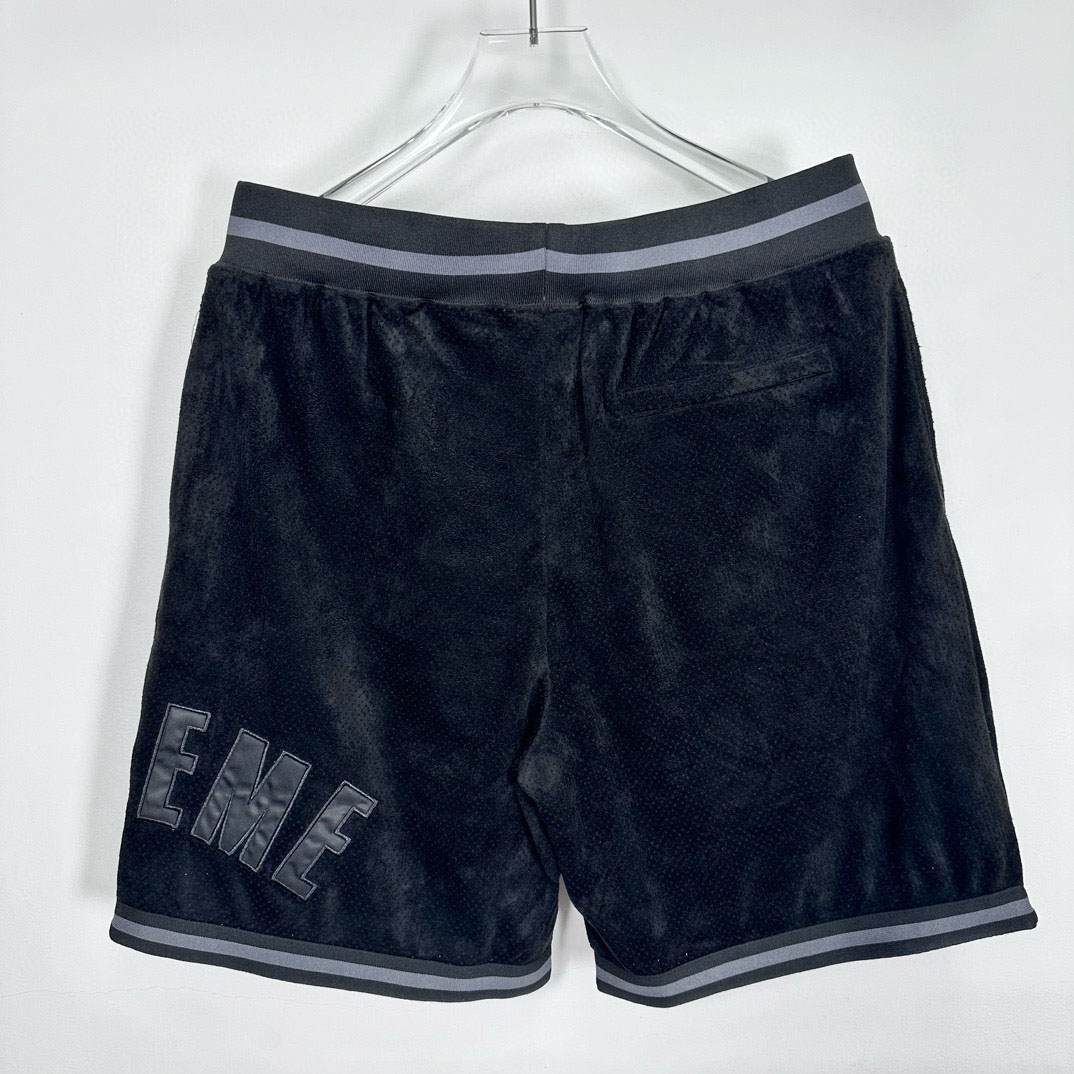 Supreme Ultrasuede Mesh Short 'Black' - DesignerGu