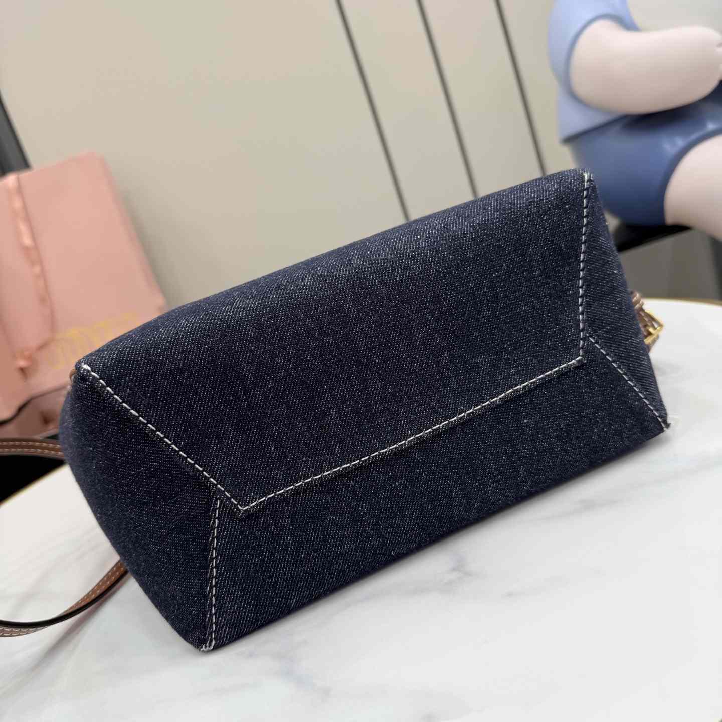 Miu Miu Lvy Denim Bag 5BG288 - DesignerGu
