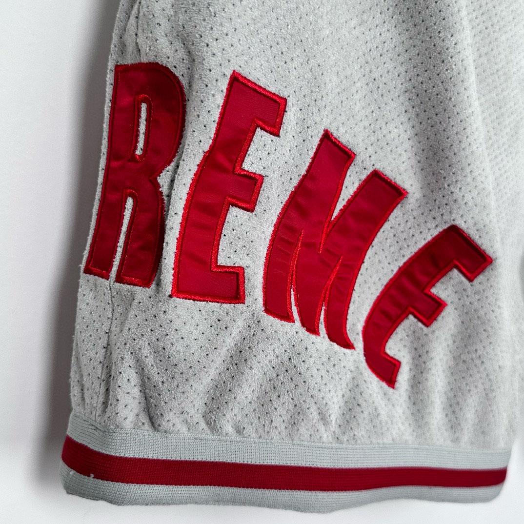 Supreme Ultrasuede Mesh Short 'Grey' - DesignerGu