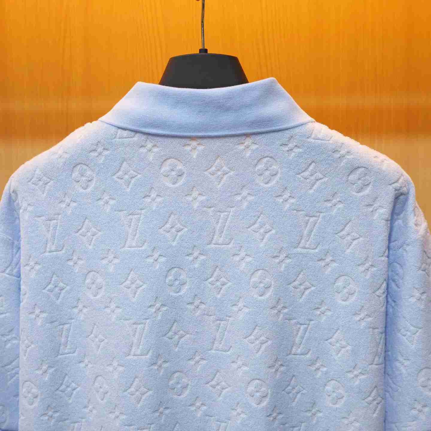 Louis Vuitton Monogram French Terry Polo Shirt 1AK7KL - DesignerGu