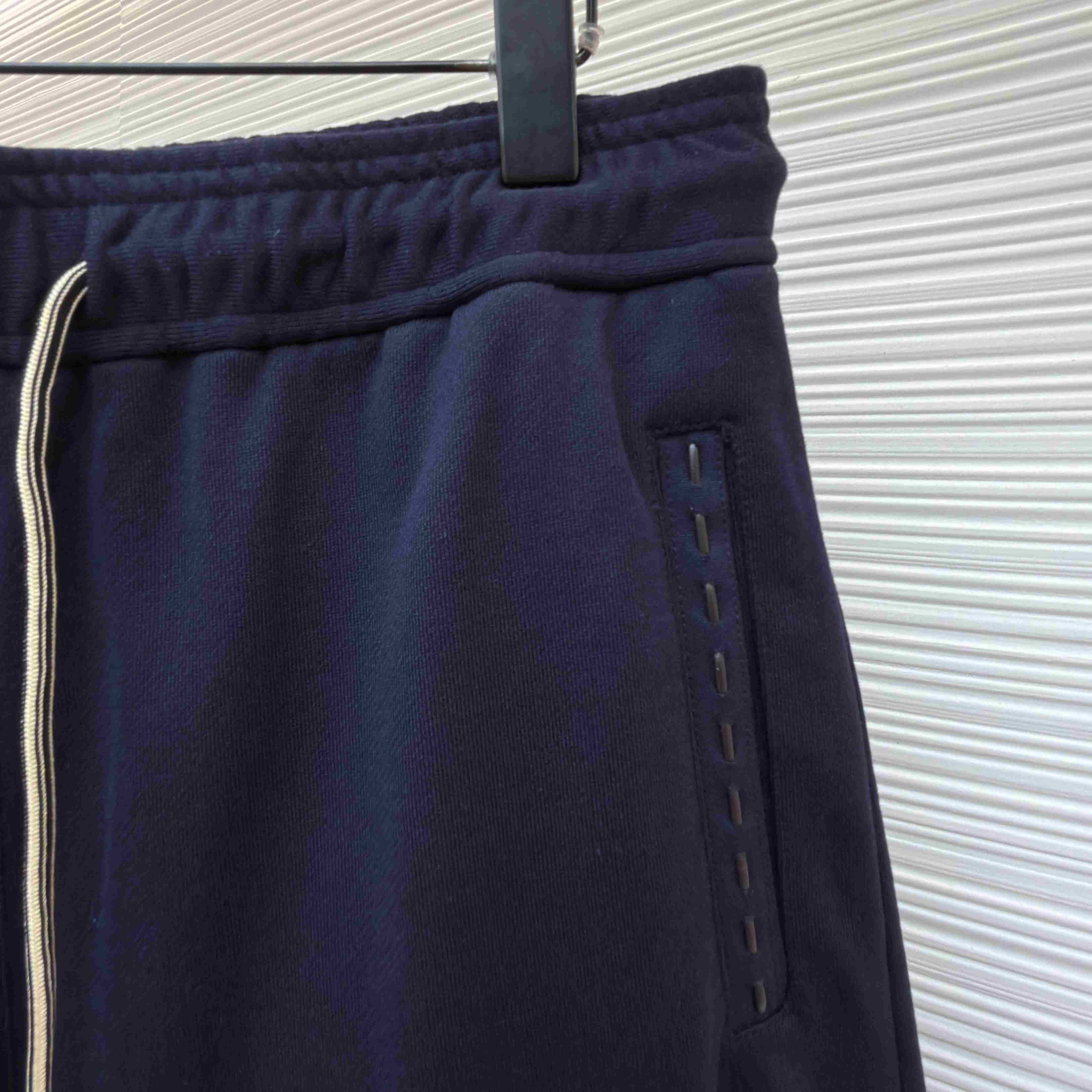 Fendi Navy Blue Cotton Shorts - DesignerGu