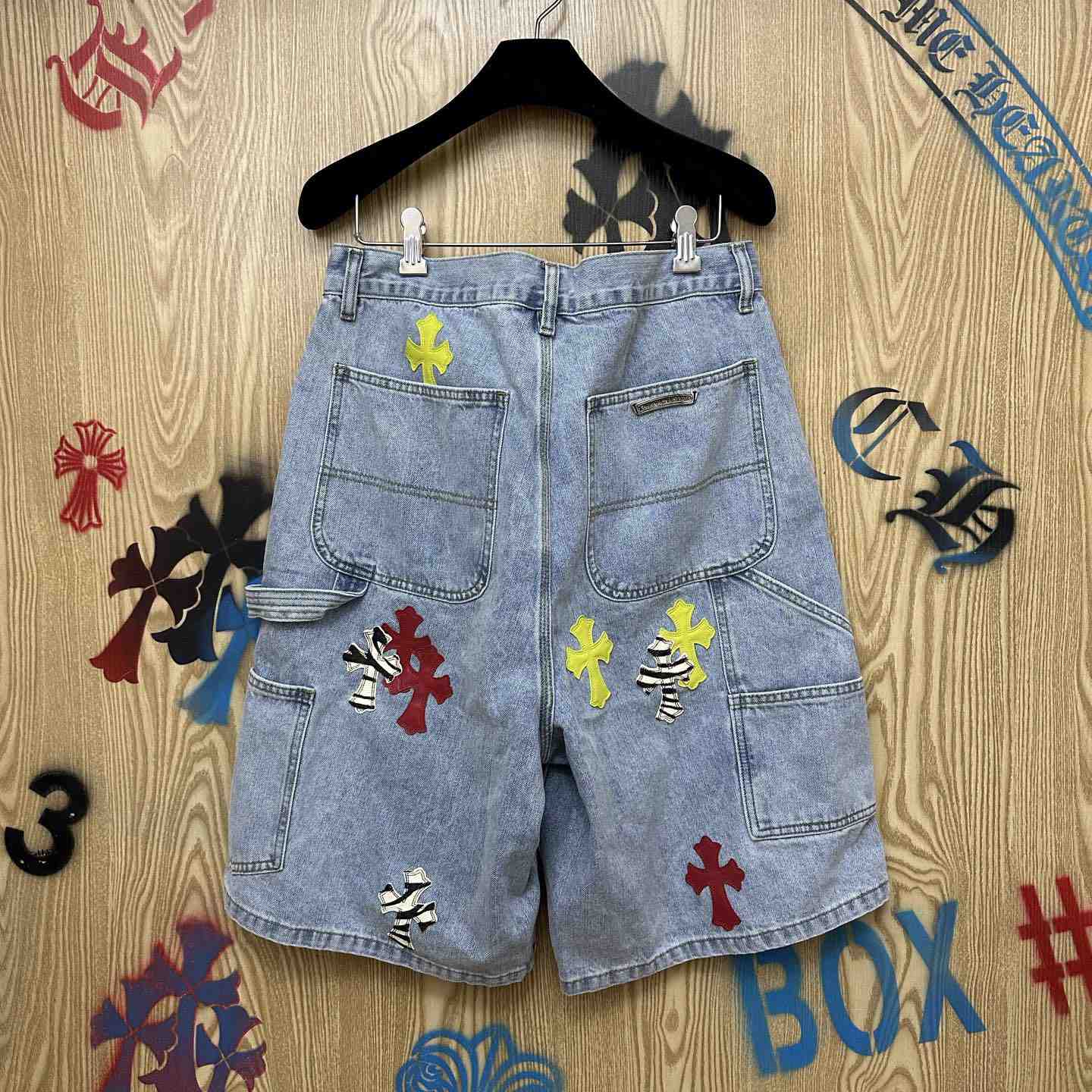 Chrome Hearts Denim Shorts - DesignerGu