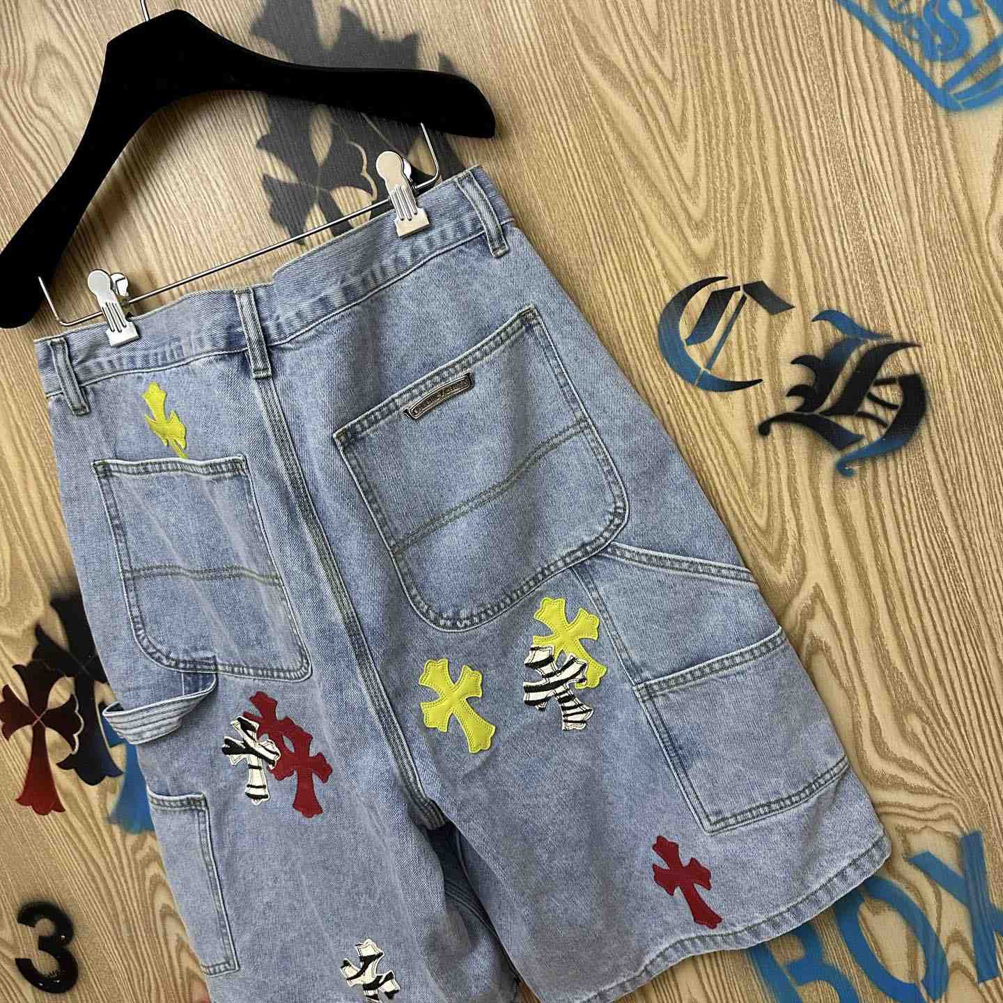 Chrome Hearts Denim Shorts - DesignerGu