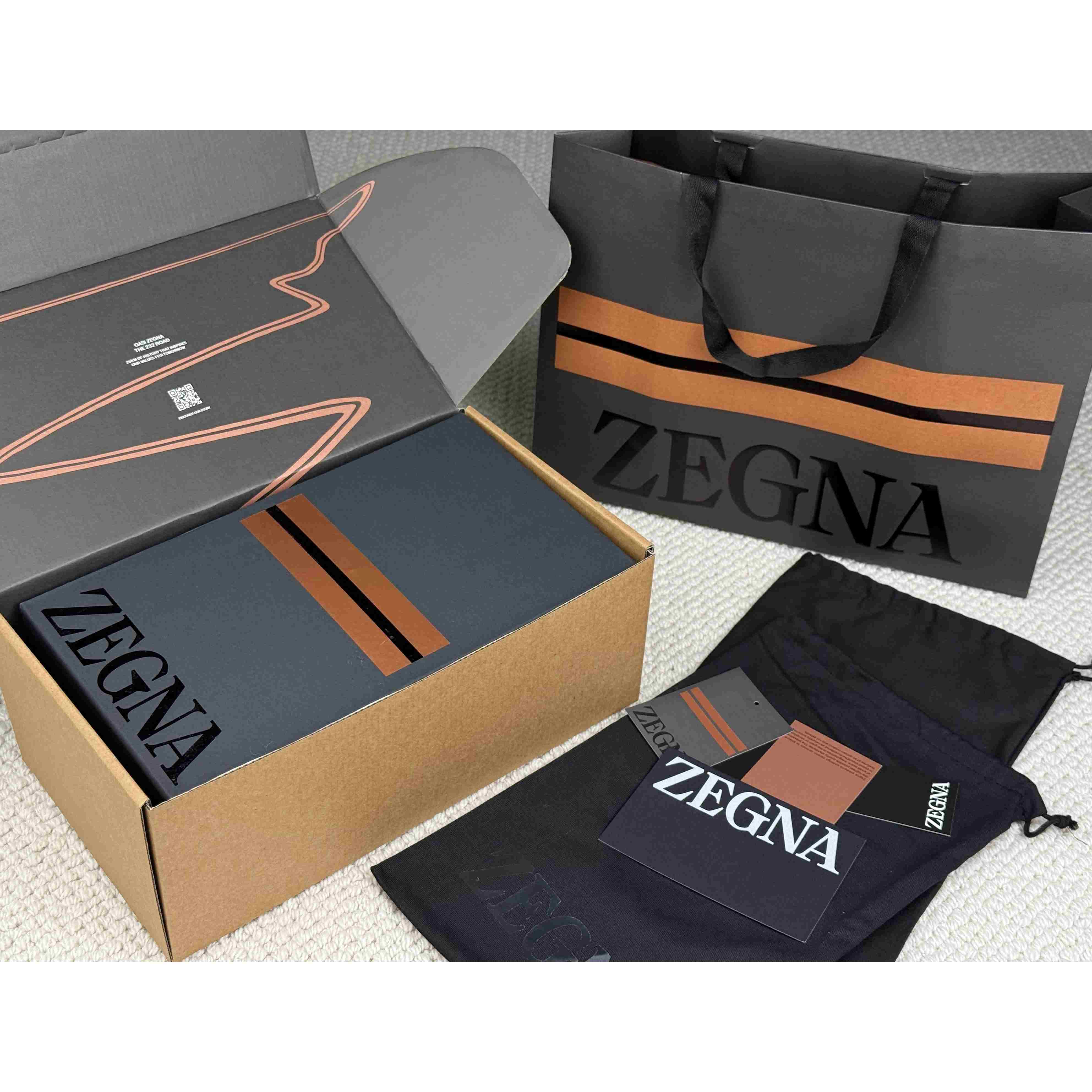 Zegna Triple Stitch Calfskin Sneaker - DesignerGu