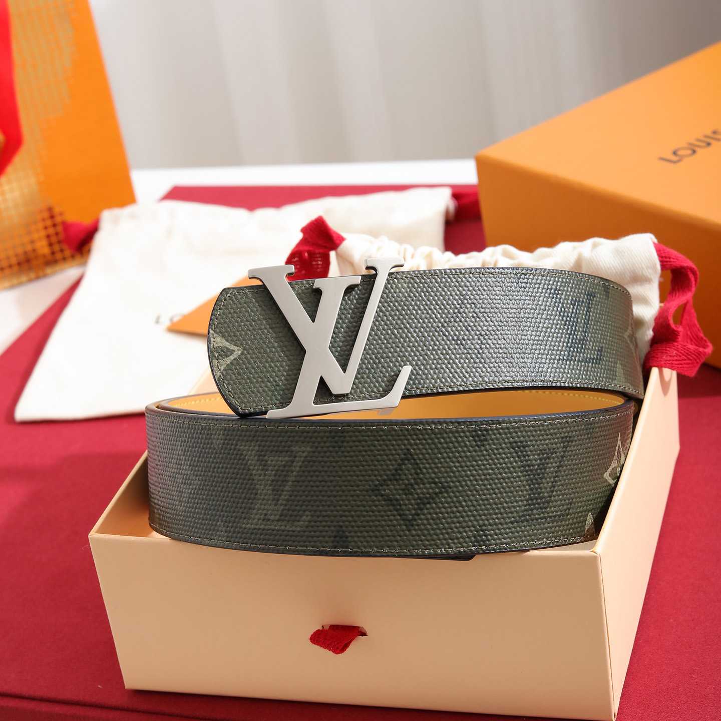 Louis Vuitton LV Initiales Monogram Surplus 40mm Belt - DesignerGu