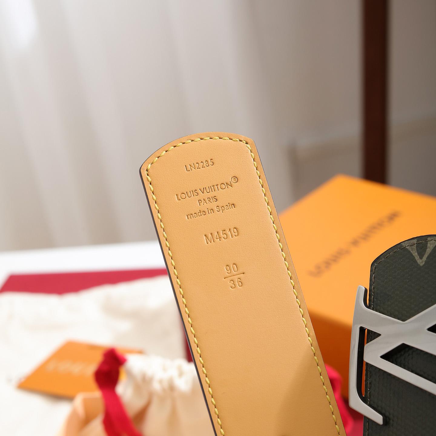 Louis Vuitton LV Initiales Monogram Surplus 40mm Belt - DesignerGu