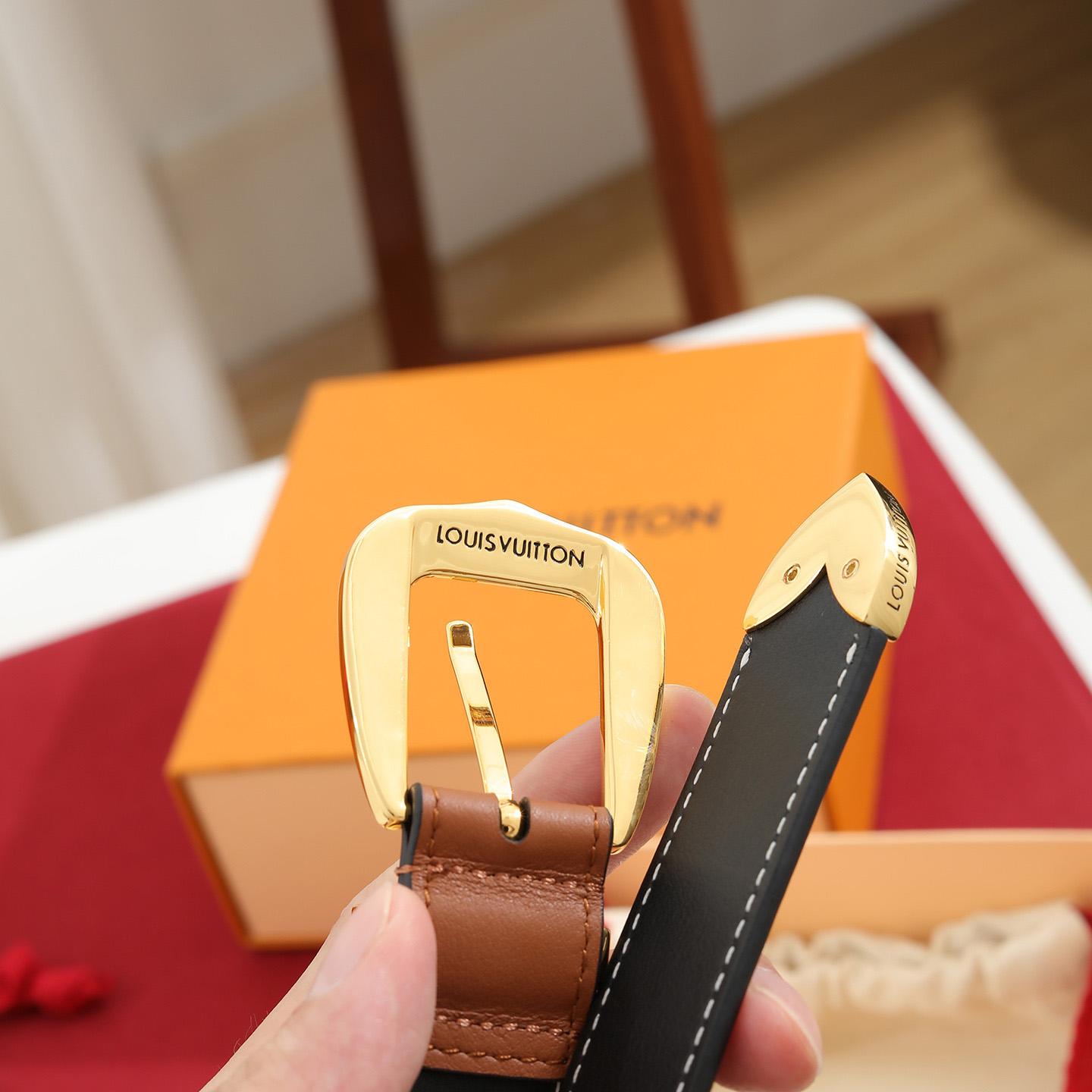 Louis Vuitton LV Dust 25mm Belt - DesignerGu