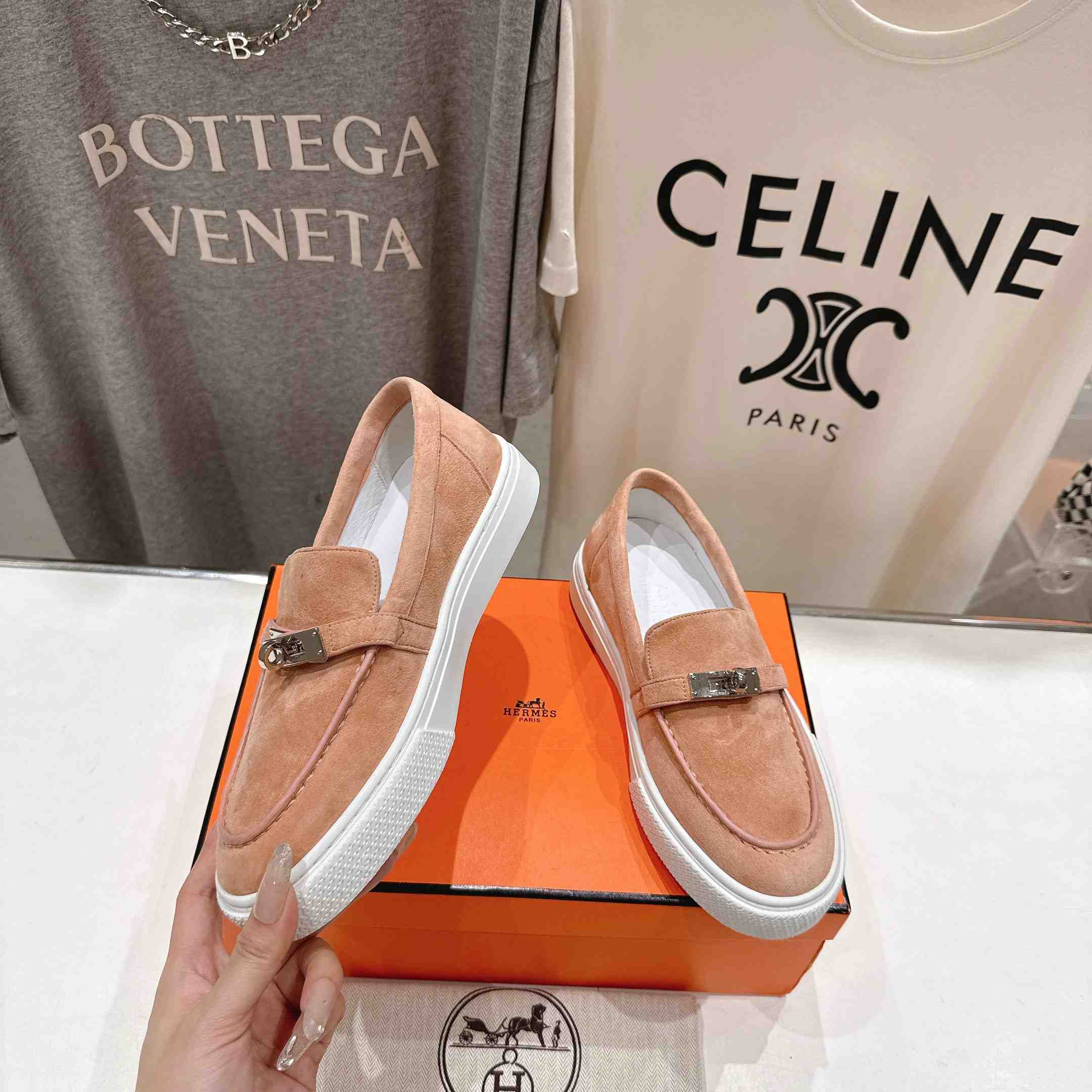 Hermes Game Slip-On Sneaker - DesignerGu