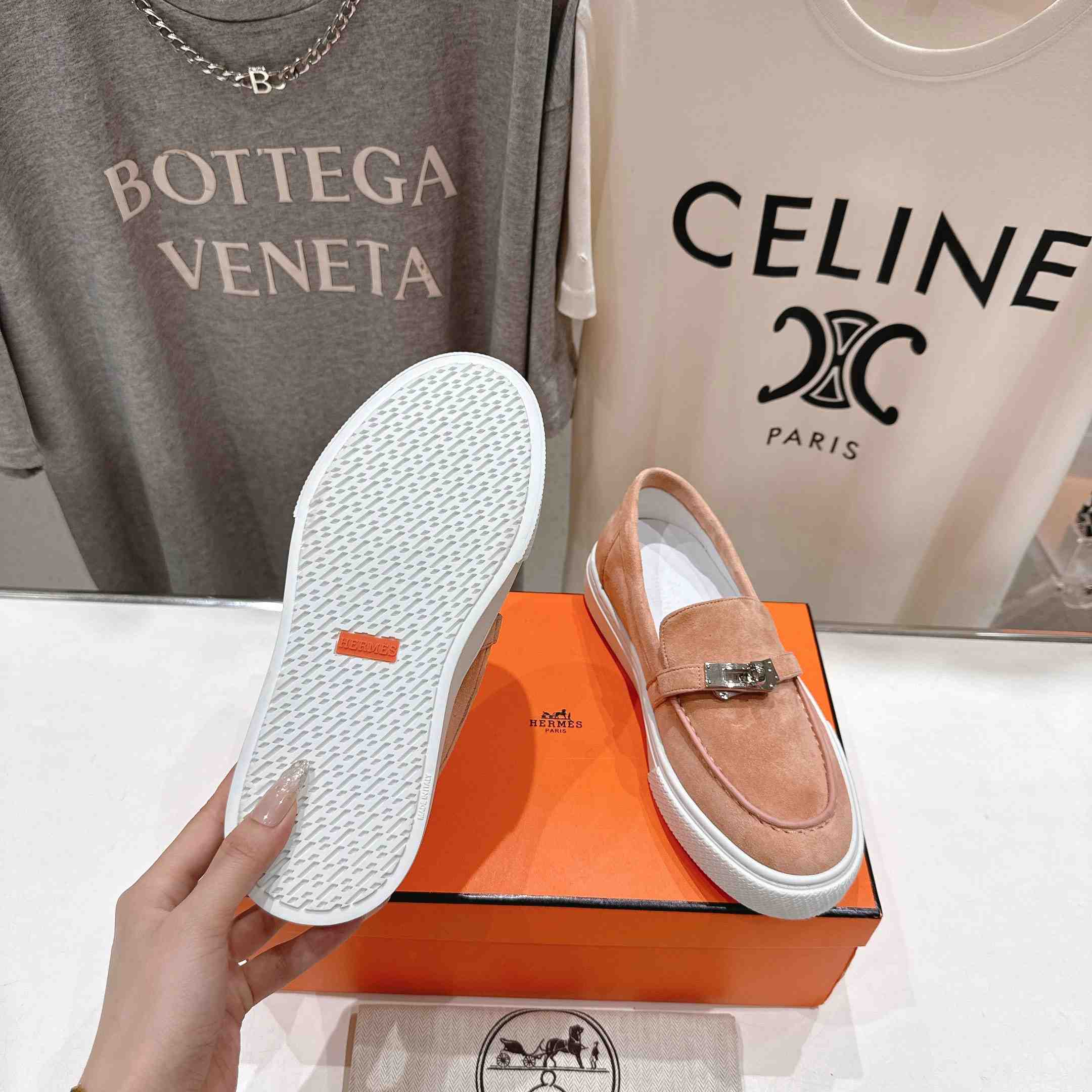 Hermes Game Slip-On Sneaker - DesignerGu