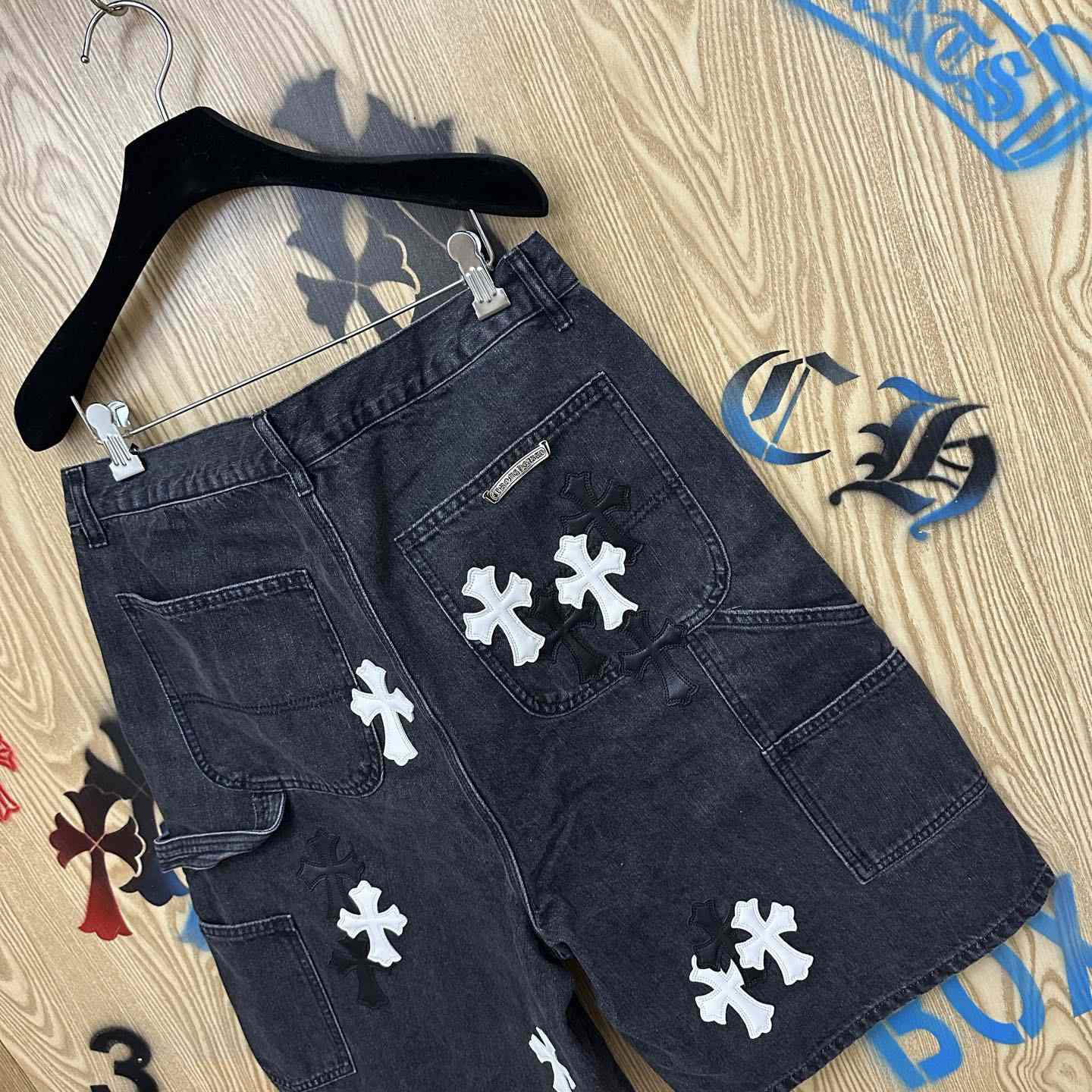 Chrome Hearts Denim Shorts - DesignerGu