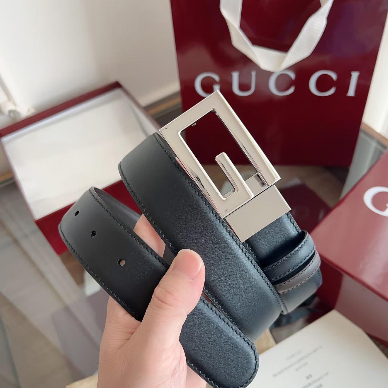 Gucci Reversible Belt With Square G Buckle - DesignerGu