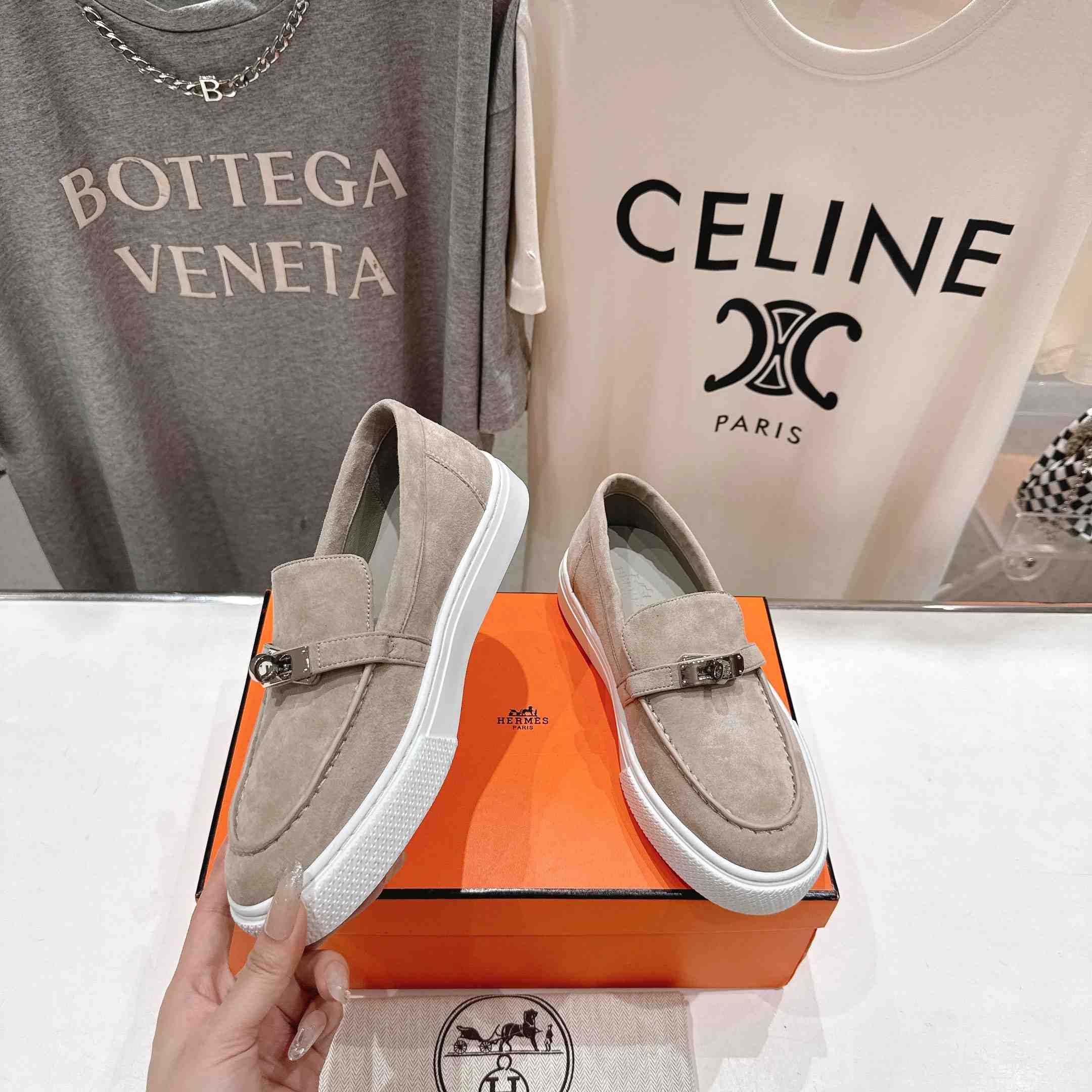 Hermes Game Slip-On Sneaker - DesignerGu