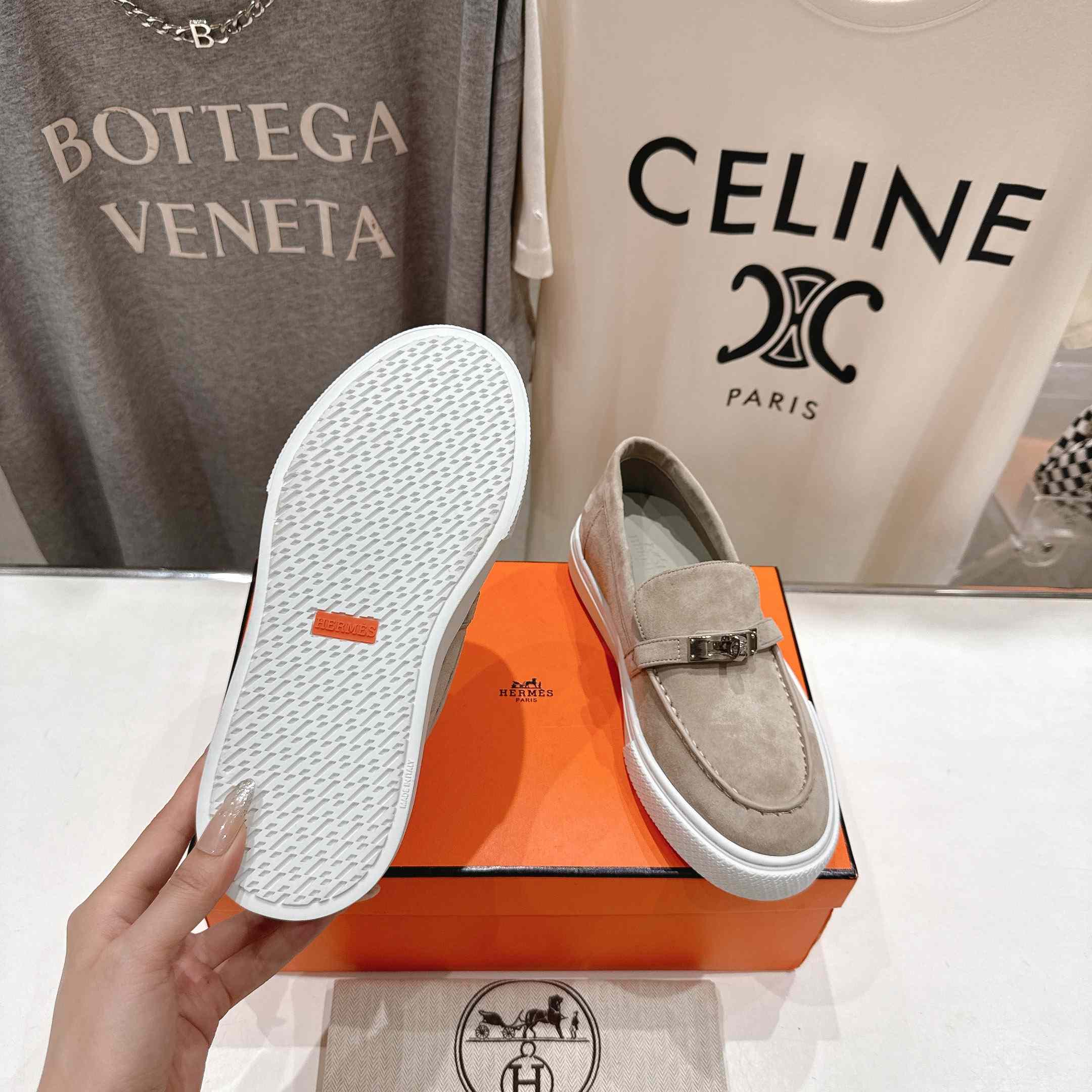 Hermes Game Slip-On Sneaker - DesignerGu