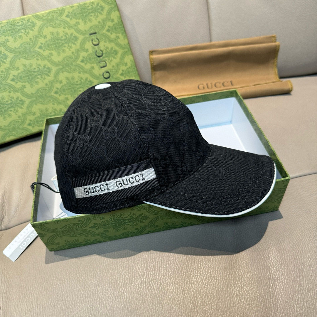 Gucci GG Cotton Canvas Baseball Hat - DesignerGu
