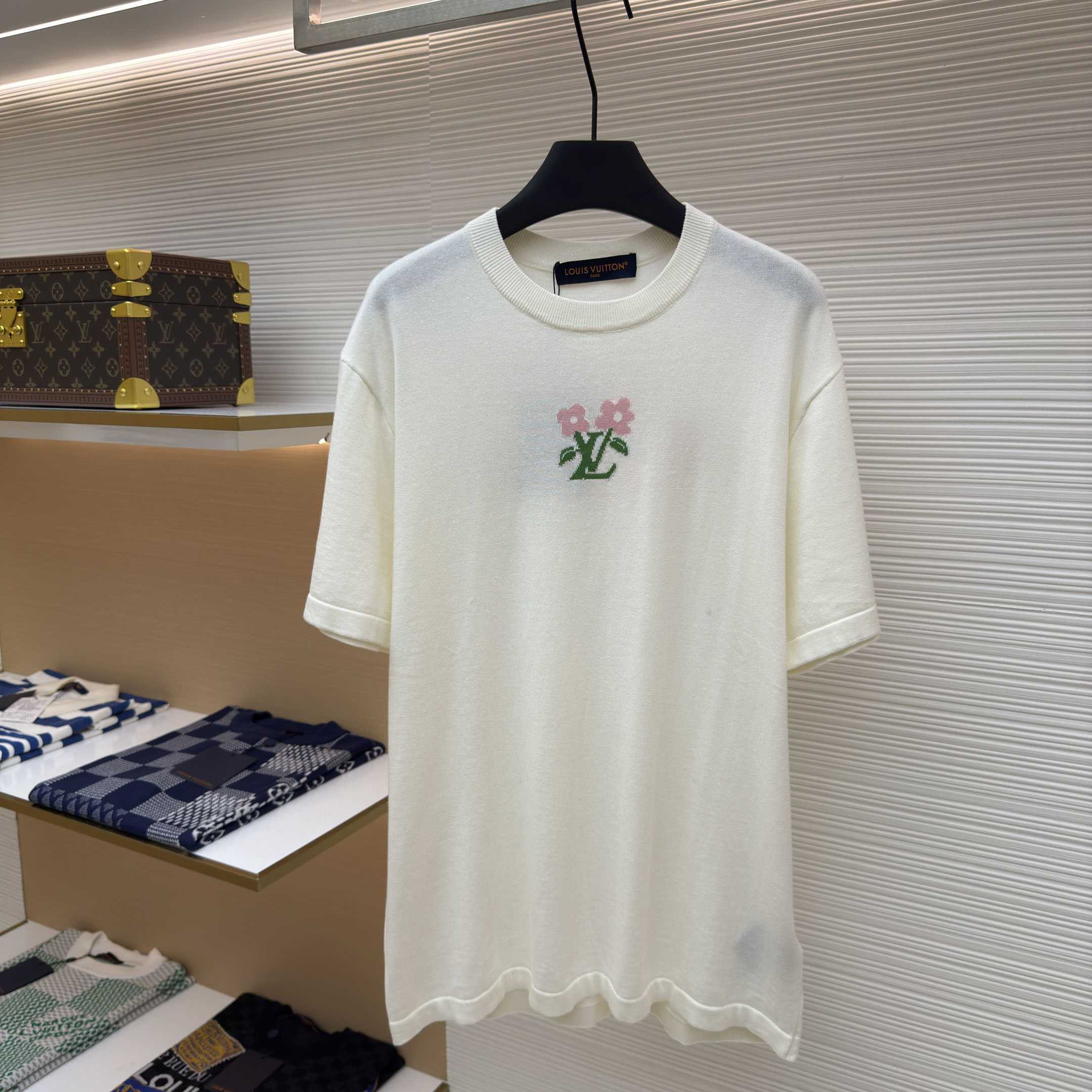 Louis Vuitton Floral Logo Tee - DesignerGu