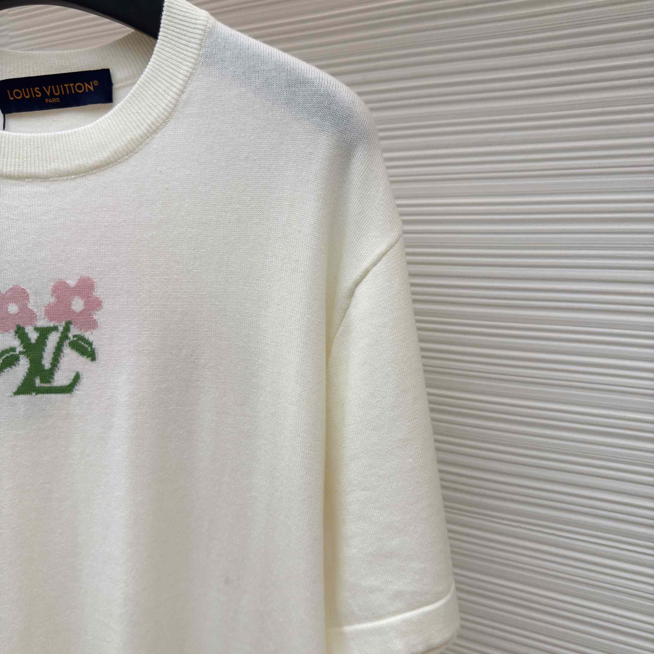 Louis Vuitton Floral Logo Tee - DesignerGu