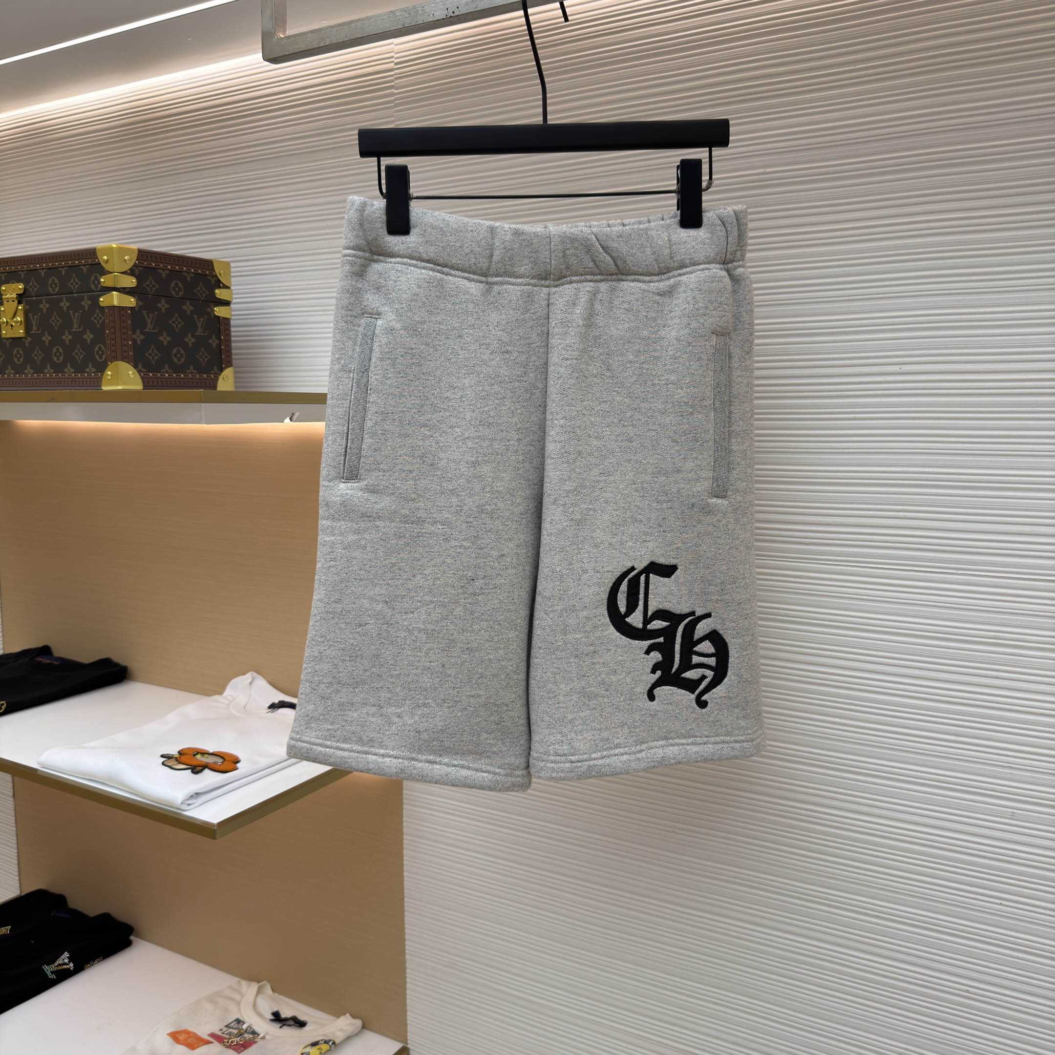 Chrome Hearts 711 Nylon CH Sweatshorts 'Grey' - DesignerGu