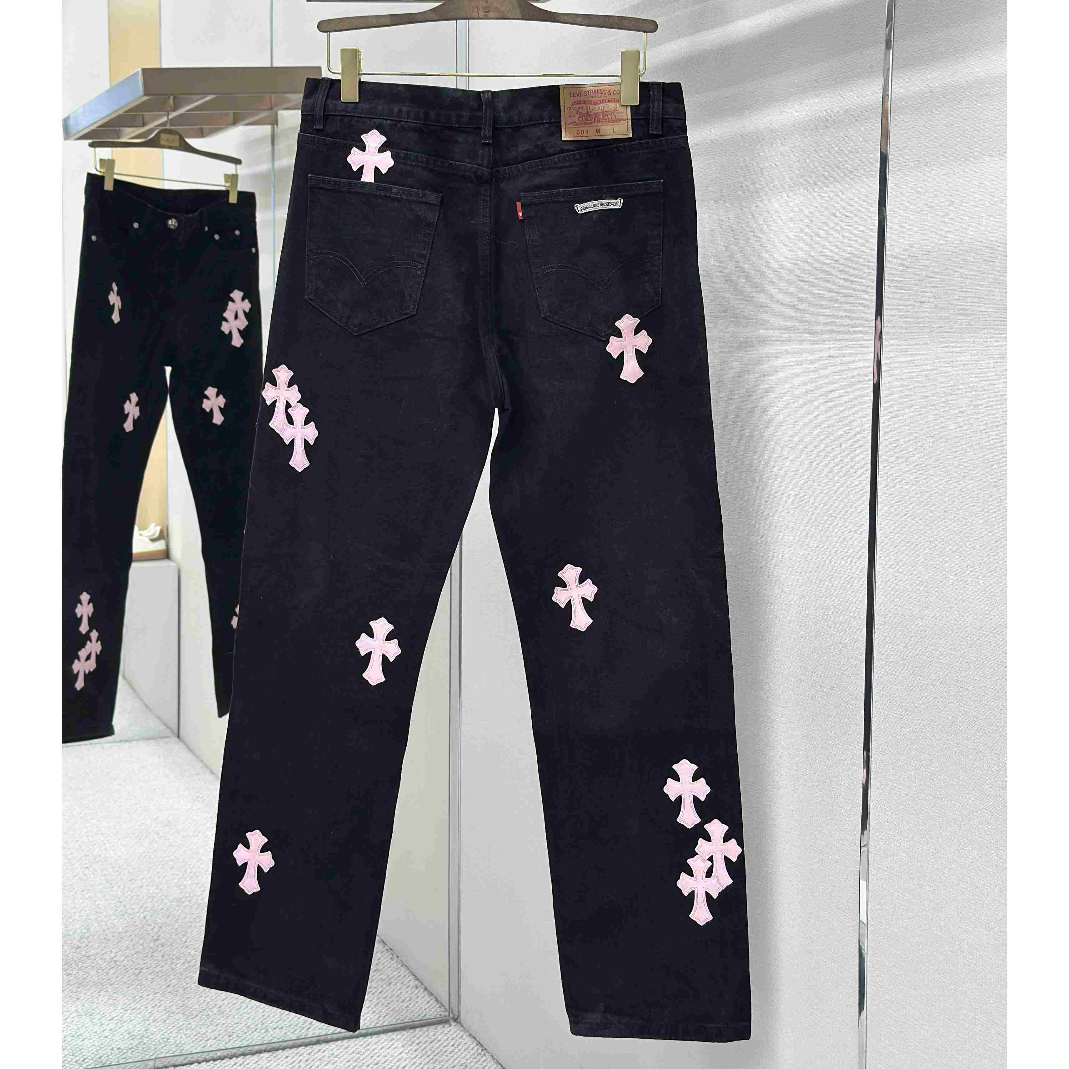 Chrome Hearts Jeans - DesignerGu