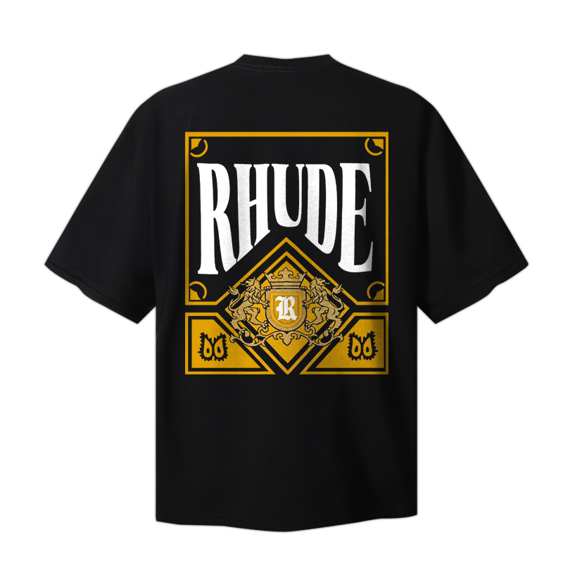 Rhude Playing Card Tee  'Black' - DesignerGu