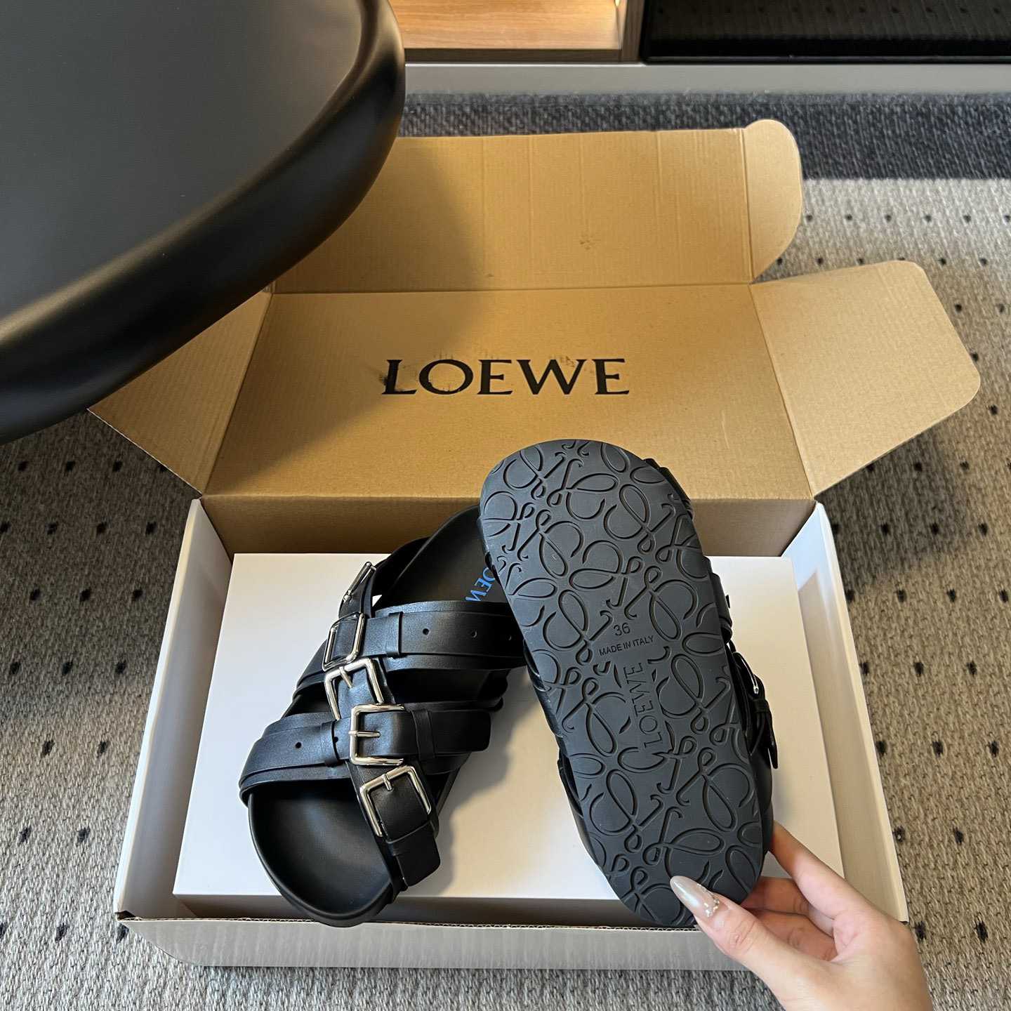 Loewe Type Fussbett Sandal - DesignerGu