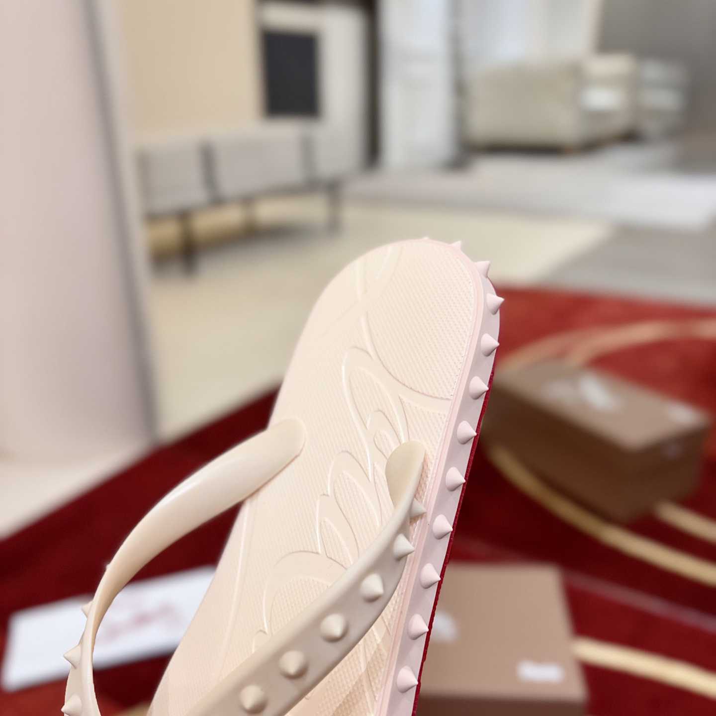 Christian Louboutin Super Loubi Flip Flops - DesignerGu