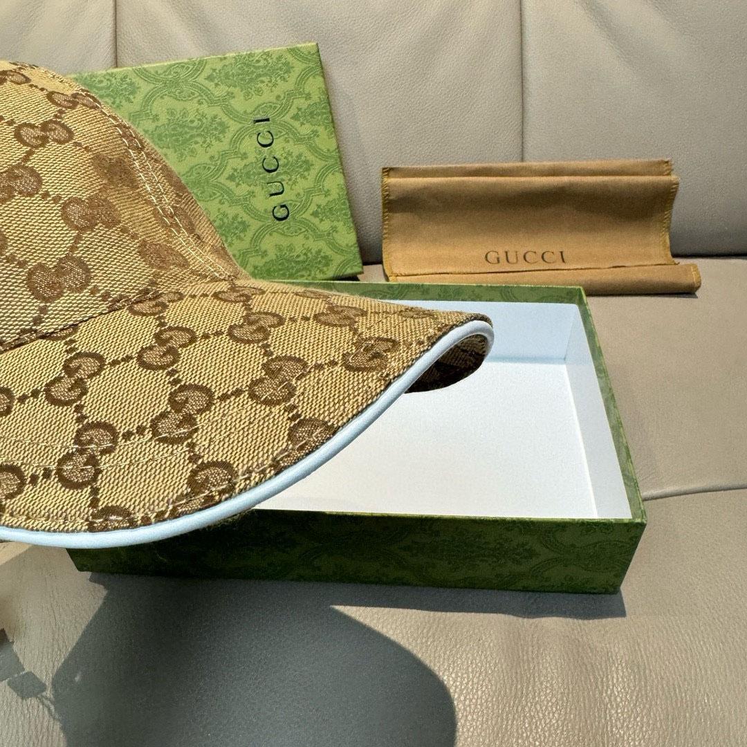 Gucci GG Cotton Canvas Baseball Hat - DesignerGu