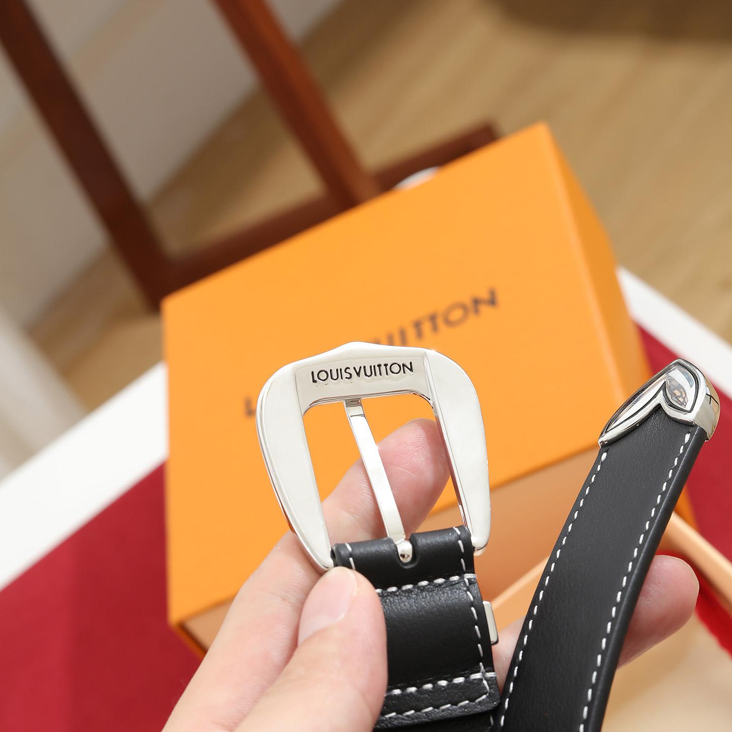 Louis Vuitton LV Dust 25mm Belt - DesignerGu