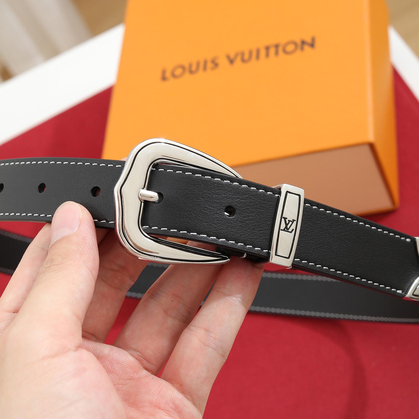 Louis Vuitton LV Dust 25mm Belt - DesignerGu
