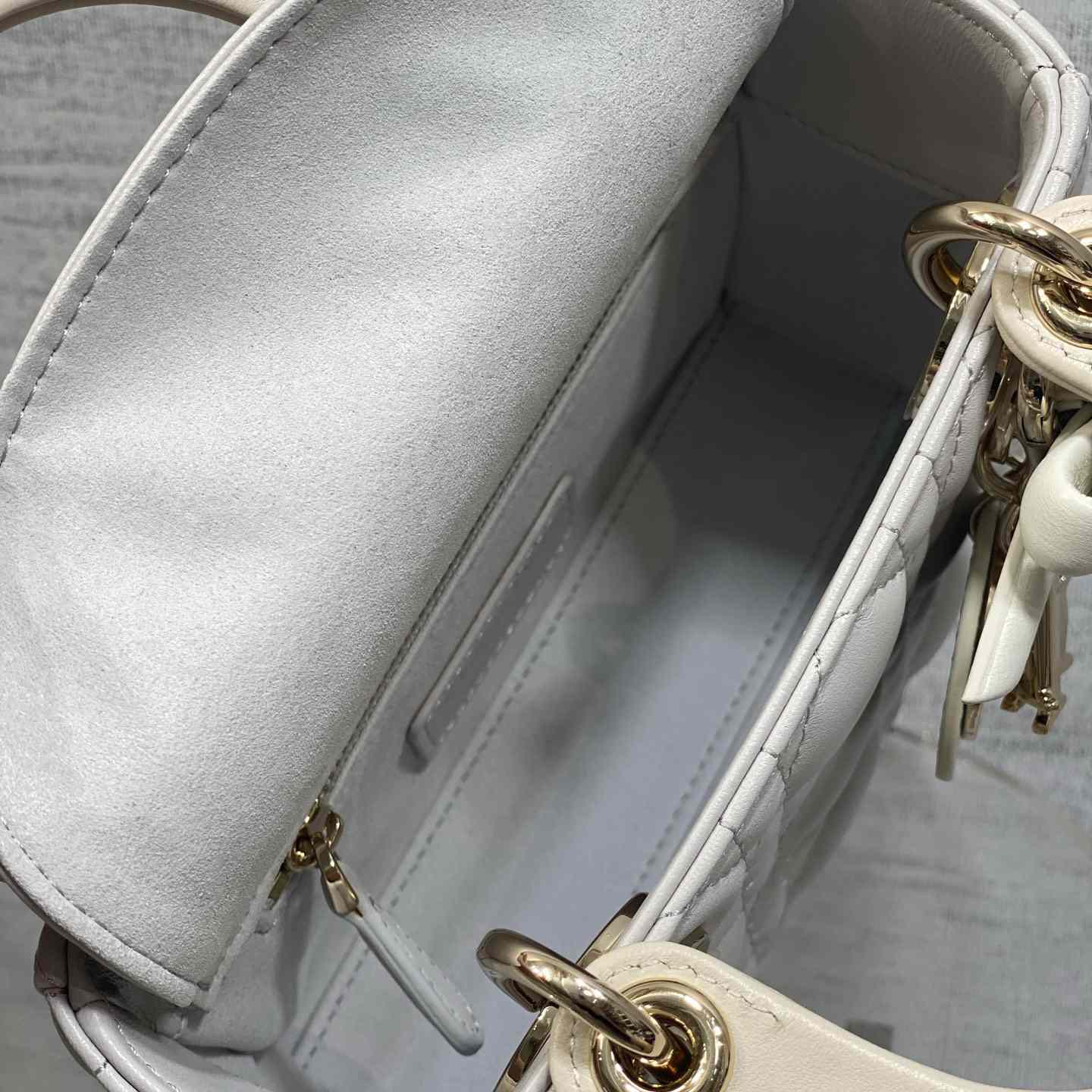 Dior Mini Lady Dior Bag With Chain - DesignerGu