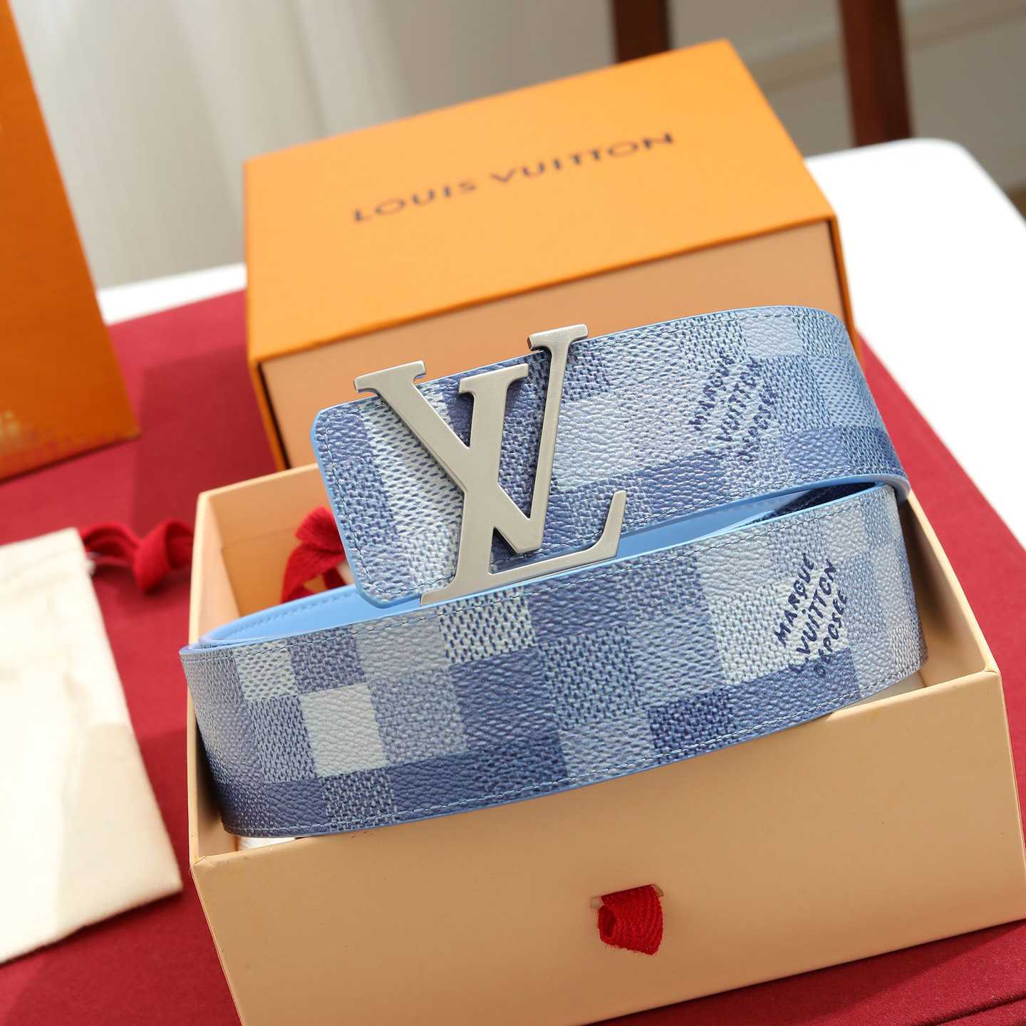 Louis Vuitton LV Initiales Damoflage 40mm Reversible Belt  - DesignerGu