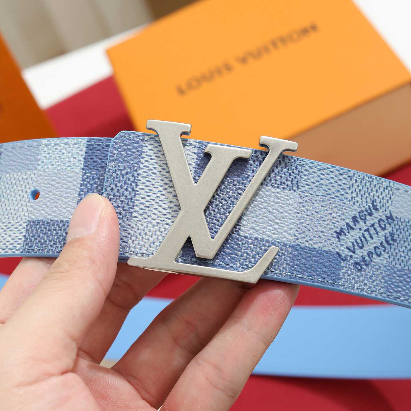 Louis Vuitton LV Initiales Damoflage 40mm Reversible Belt  - DesignerGu