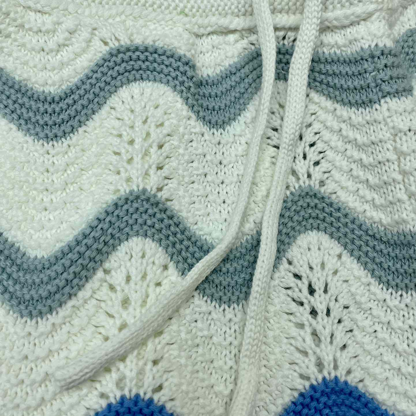 Casablanca Wavy Gradient Crochet Shorts D0036 - DesignerGu