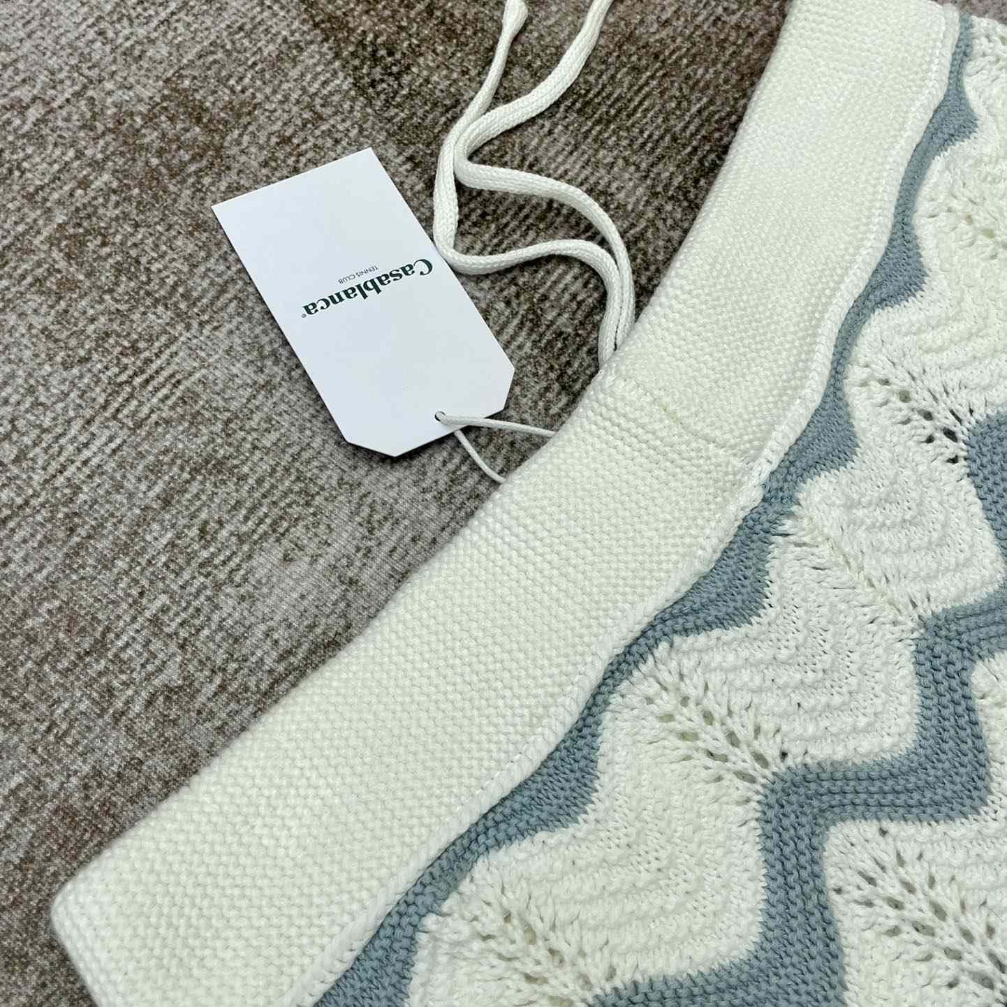 Casablanca Wavy Gradient Crochet Shorts D0036 - DesignerGu