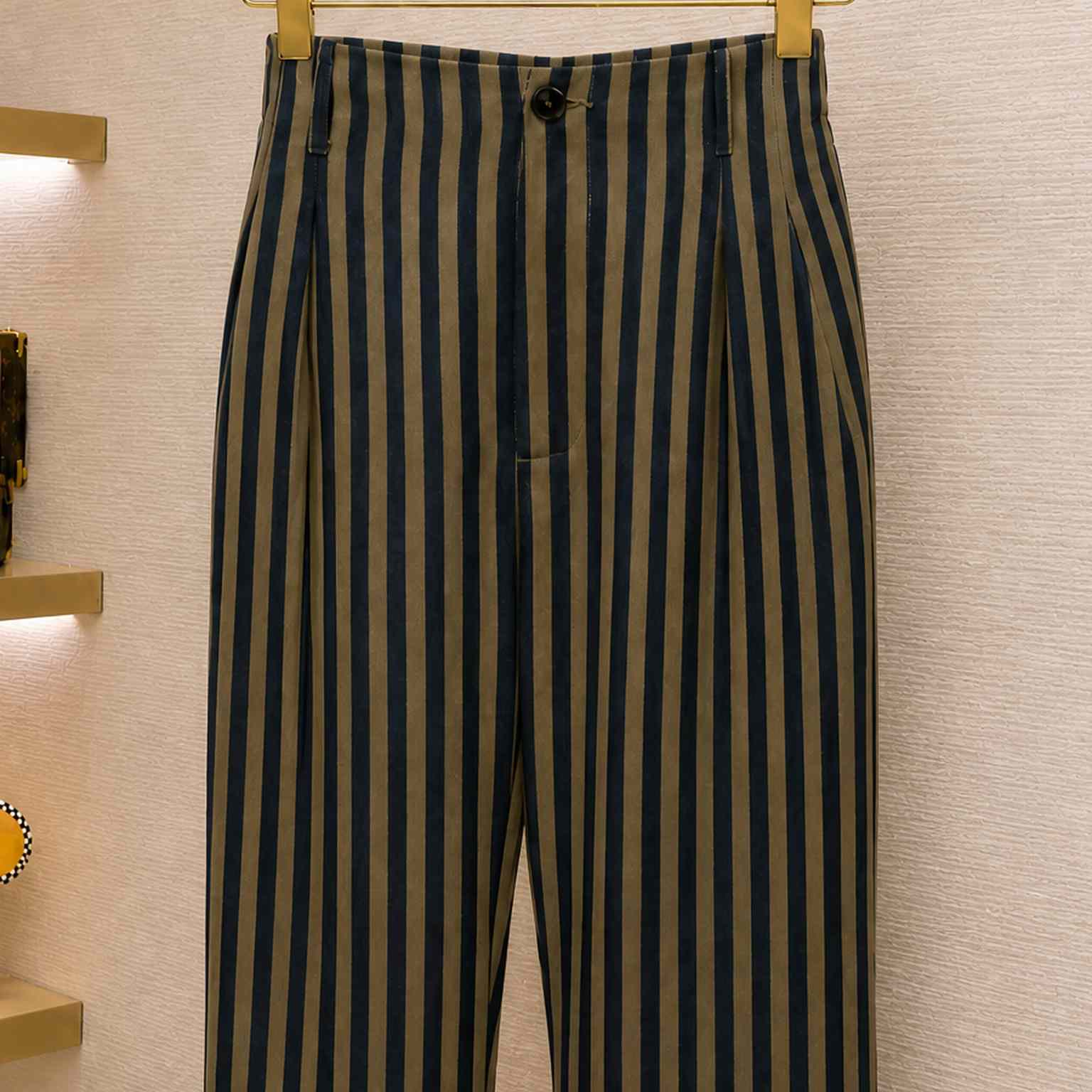 Enfants Riches Déprimés Natural Striped Pocket Pants - DesignerGu